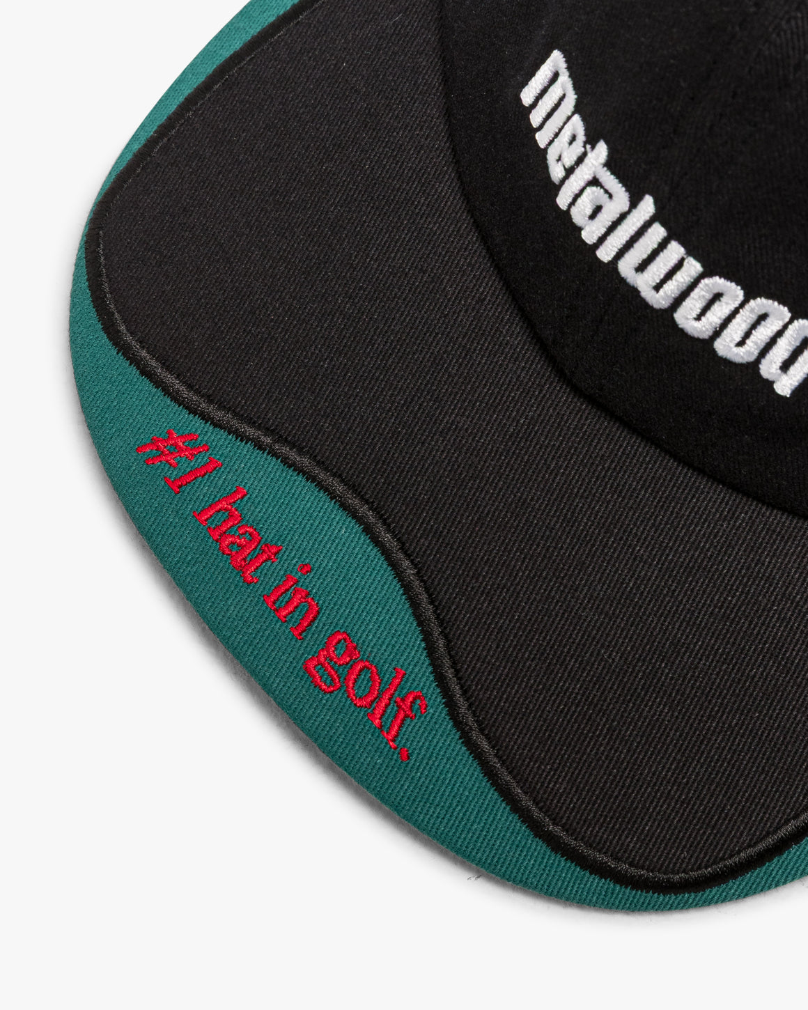 Metalwood - Number One Dad Hat - Black - UP THERE