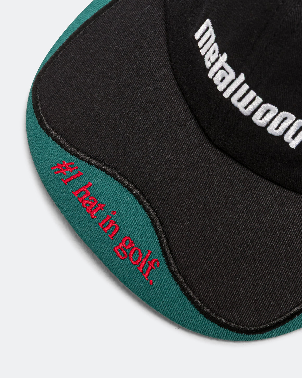 Metalwood - Number One Dad Hat - Black - UP THERE