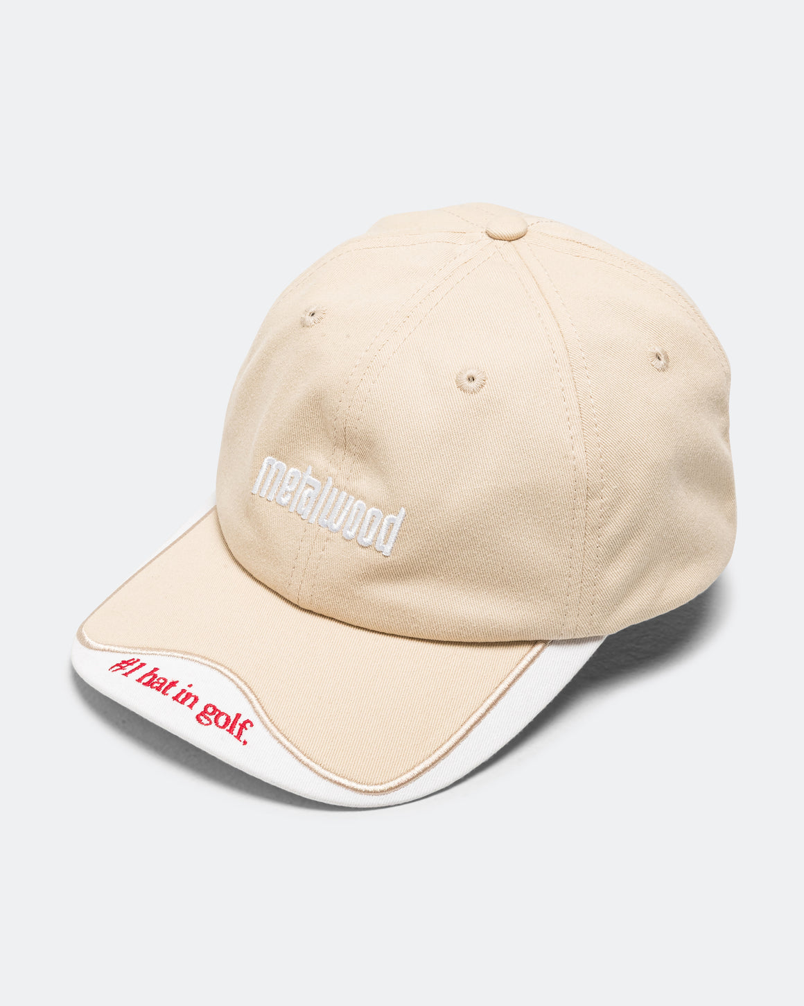Metalwood - Number One Dad Hat - Bone - UP THERE