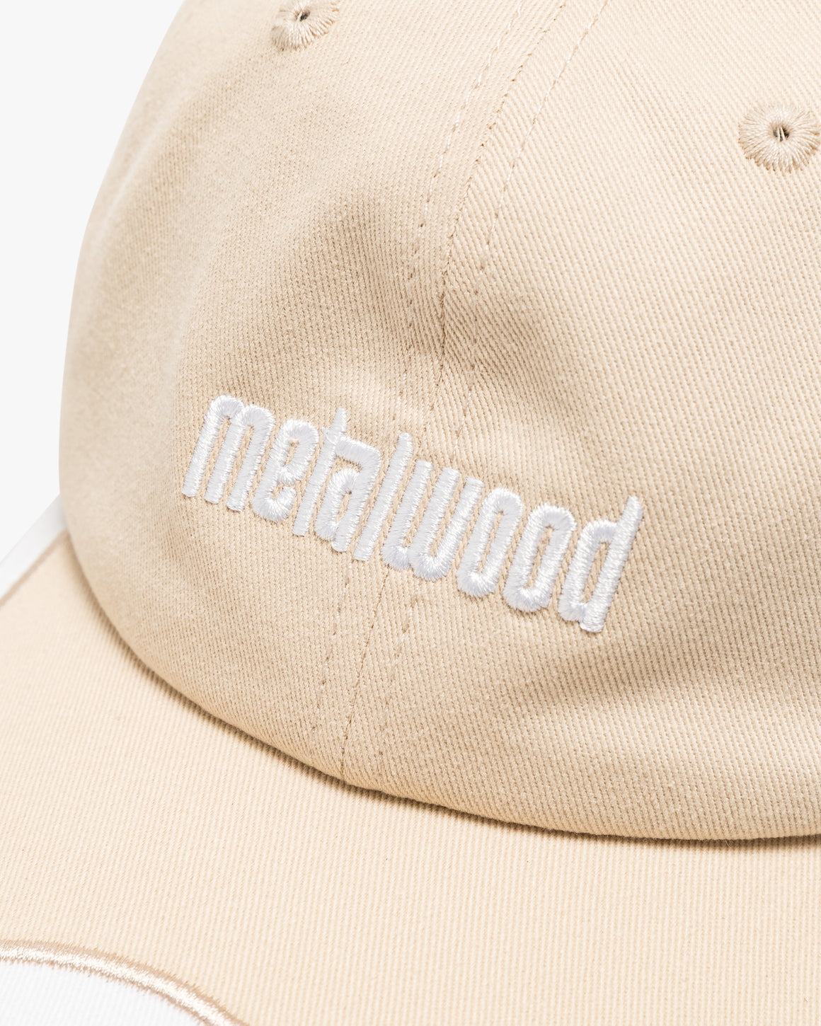 Metalwood - Number One Dad Hat - Bone - UP THERE