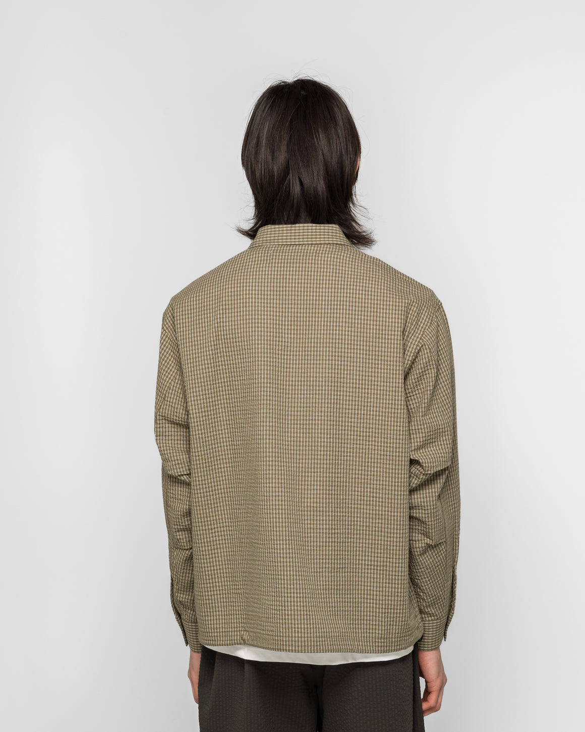 Metalwood - Plaid Tactical Overshirt - Green/White - UP THERE