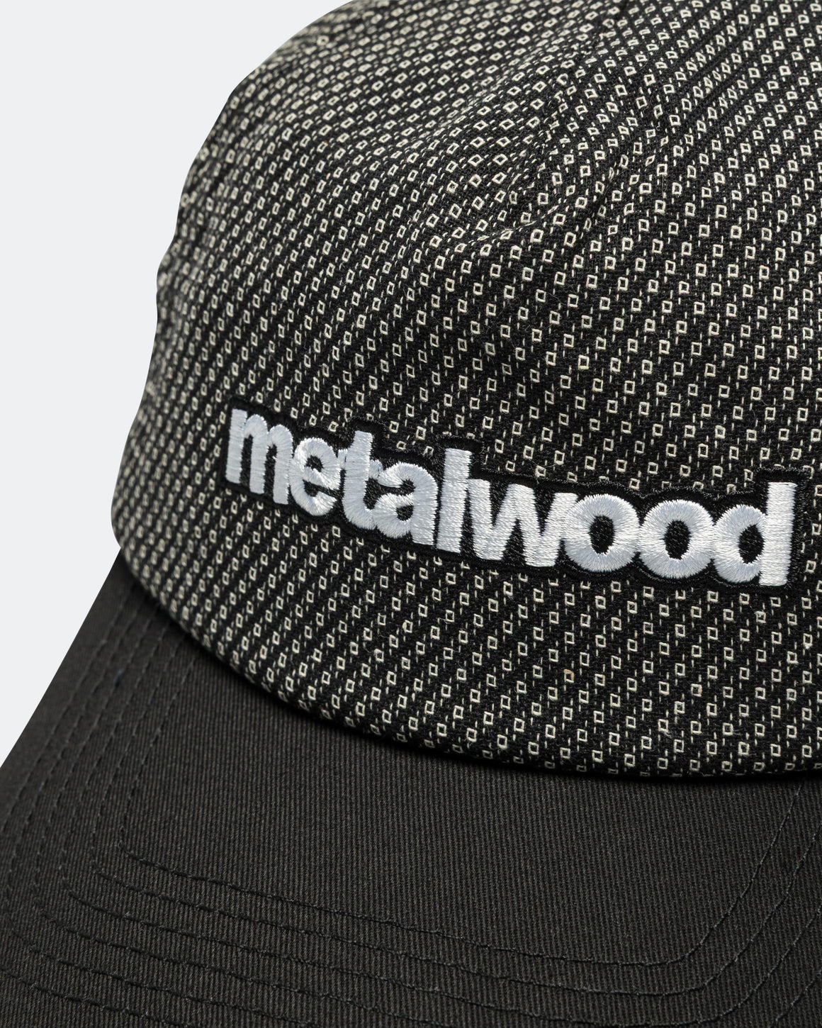 Metalwood - Pro Tip Snapback Hat - Black - UP THERE