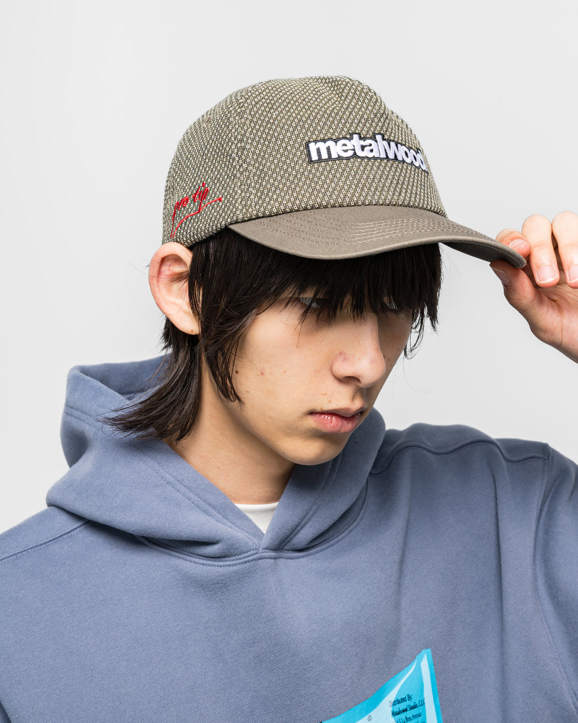 Metalwood - Pro Tip Snapback Hat - Olive - UP THERE