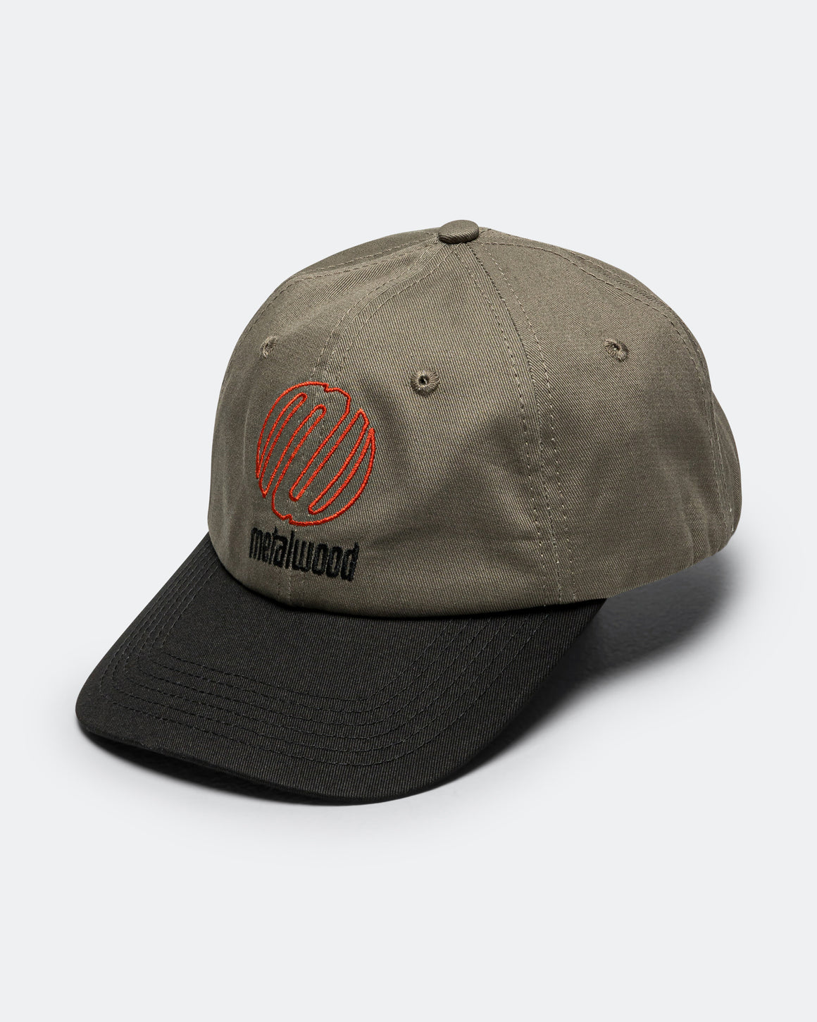 Metalwood - Team Logo Dad Hat - Grey - UP THERE