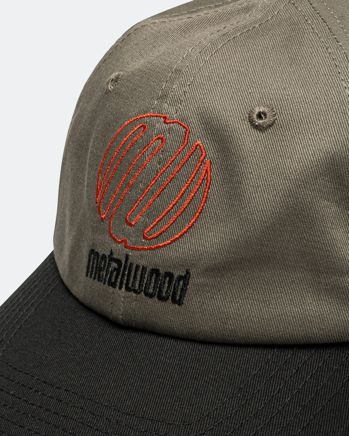 Metalwood - Team Logo Dad Hat - Grey - UP THERE