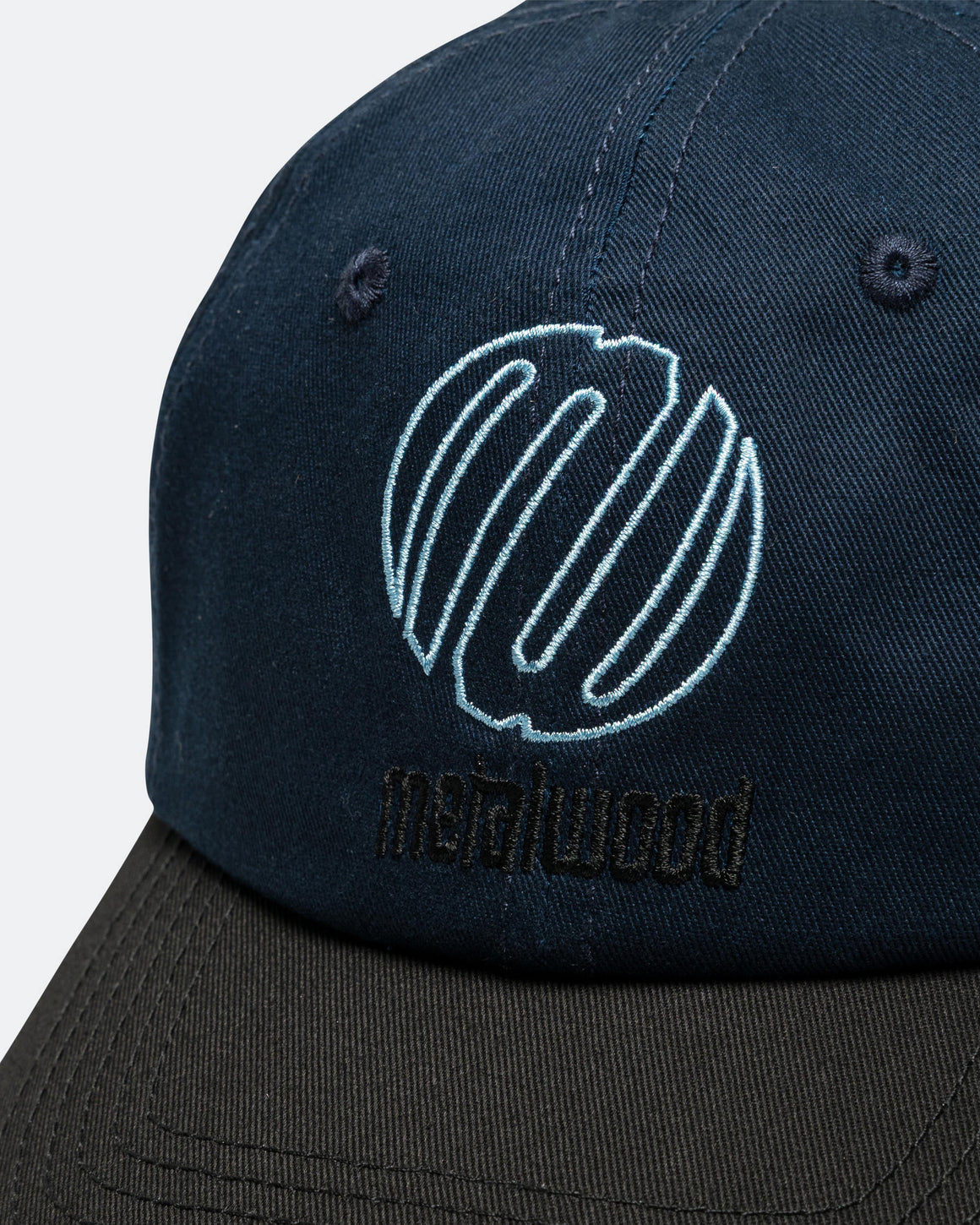 Metalwood - Team Logo Dad Hat - Navy - UP THERE