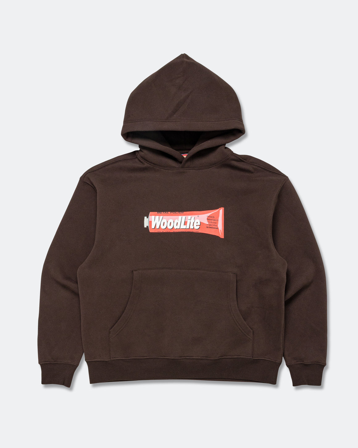 Metalwood - Woodlite Hooded Sweatshirt - Brown - UP THERE
