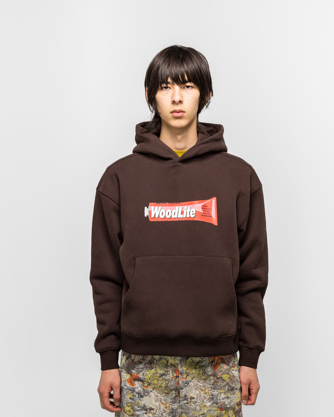 Metalwood - Woodlite Hooded Sweatshirt - Brown - UP THERE