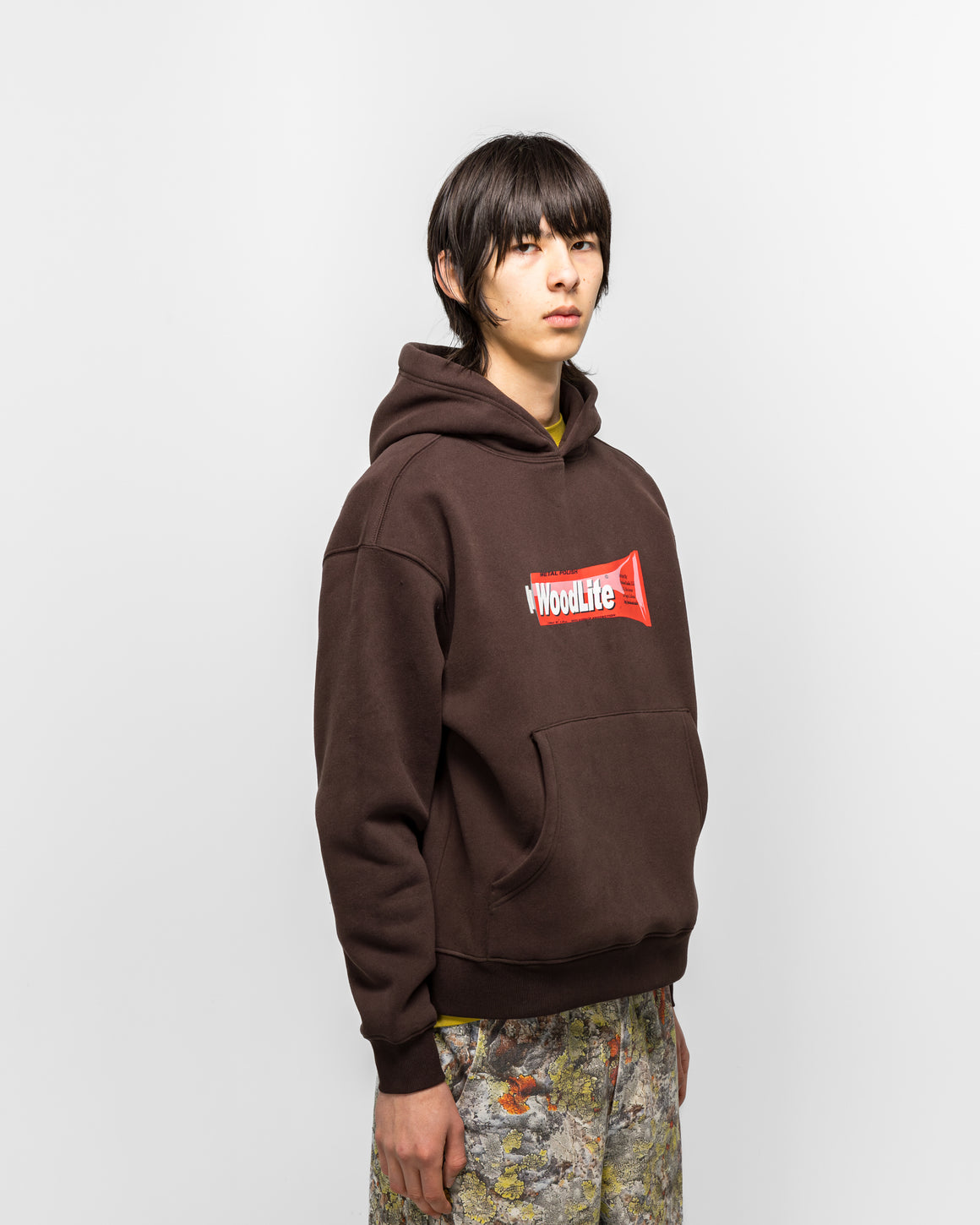 Metalwood - Woodlite Hooded Sweatshirt - Brown - UP THERE