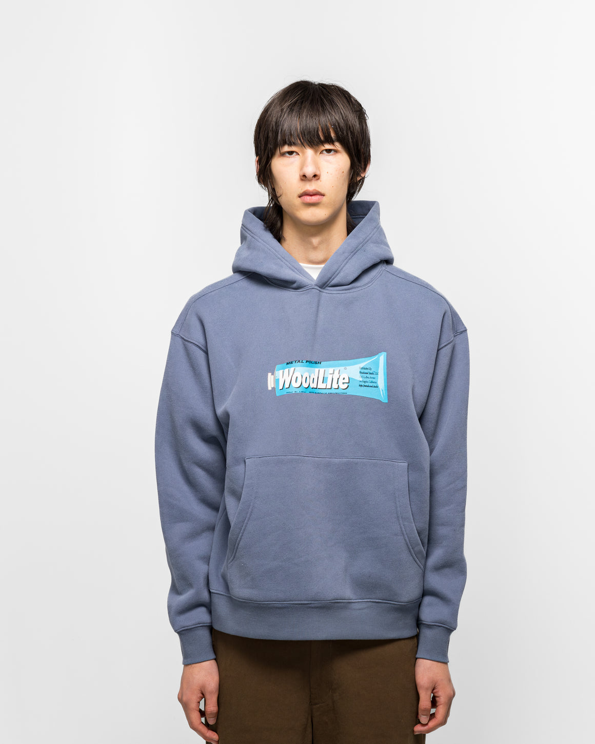 Metalwood - Woodlite Hooded Sweatshirt - Steel - UP THERE