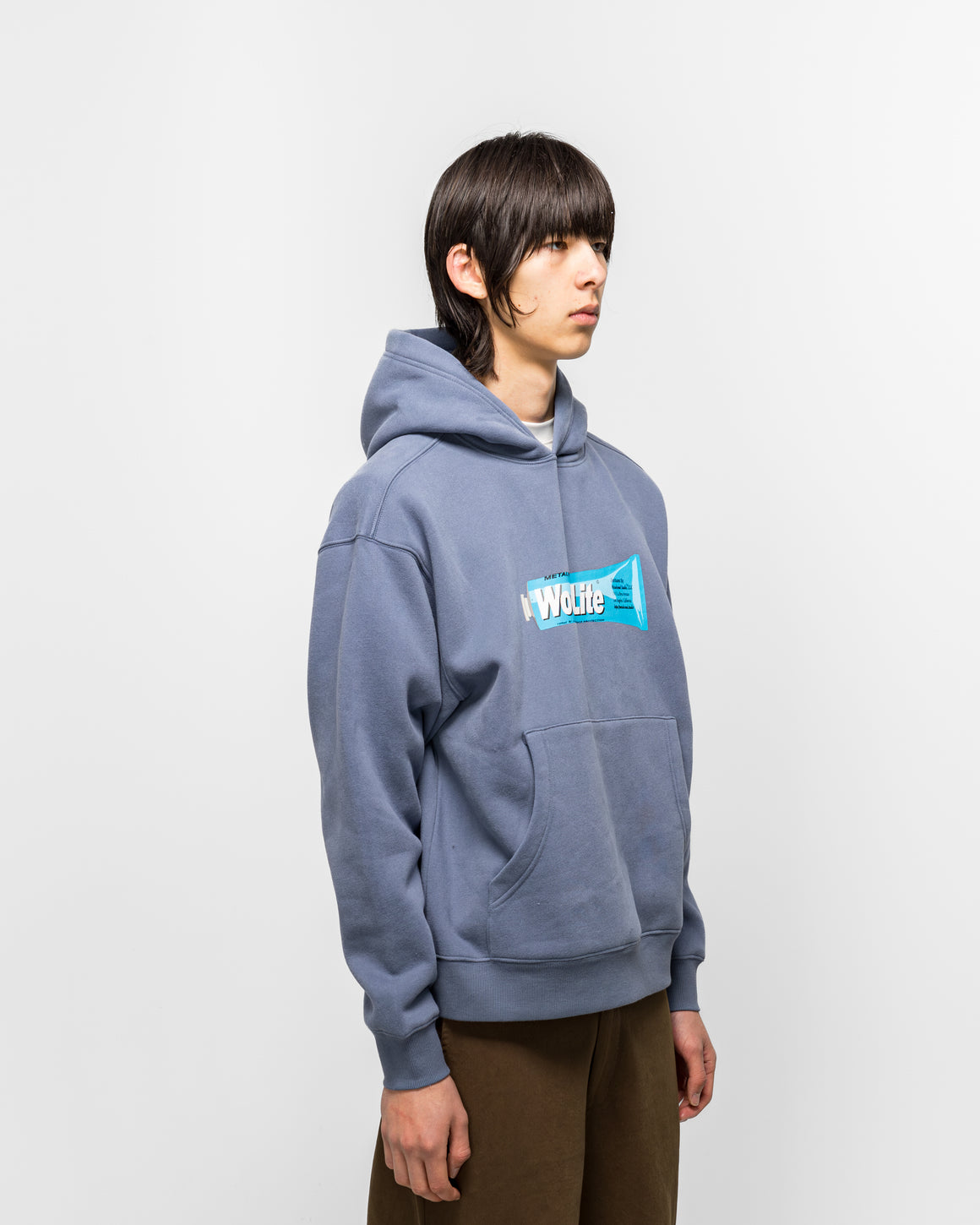 Metalwood - Woodlite Hooded Sweatshirt - Steel - UP THERE