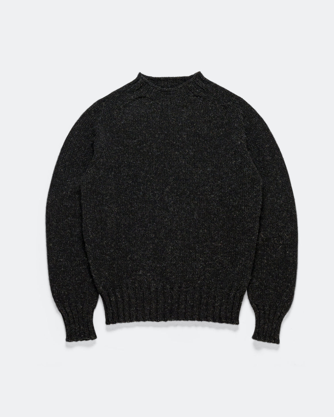 MHL. - Chunky Seamless Crew Neck - Rustic Wool Pewter - UP THERE