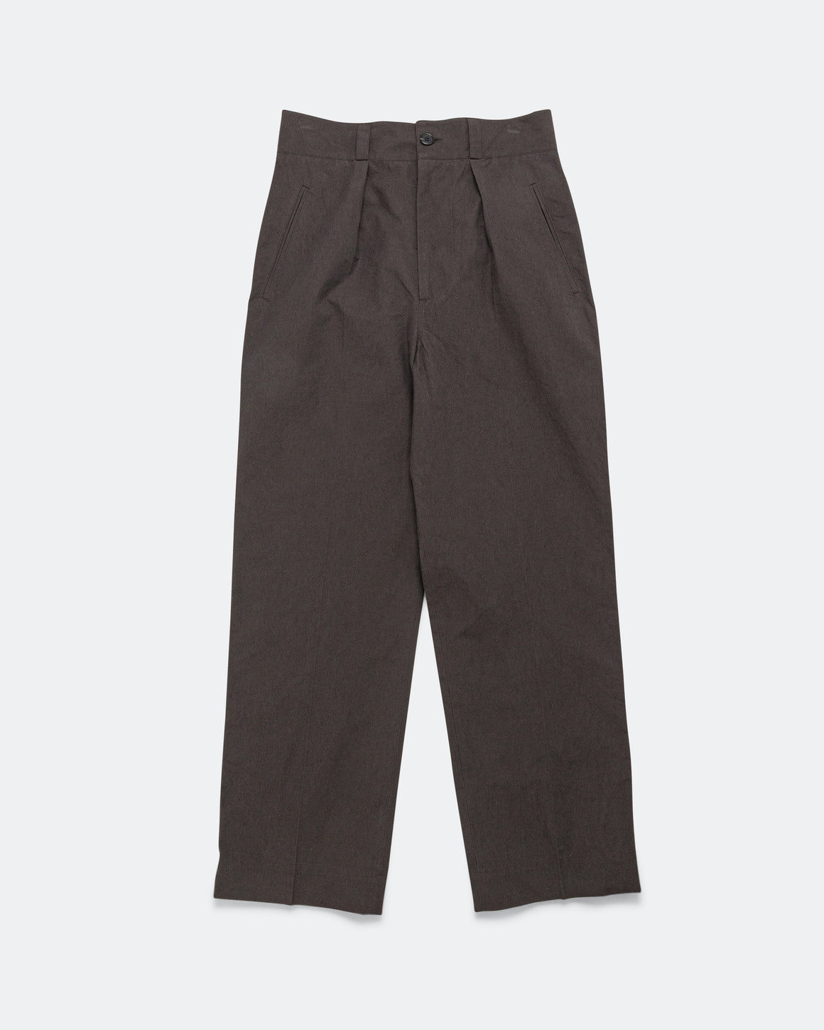 Margaret Howell - Jet Pocket Trousers - Earth Dry Plain Weave Cotton - UP THERE