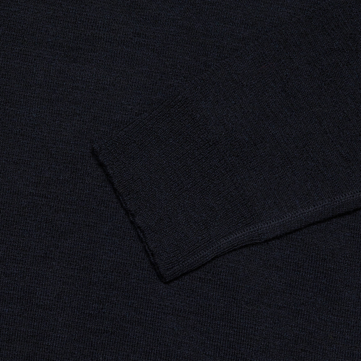 MHL. Oversized Knitted Polo - Ink Dry Wool | UP THERE