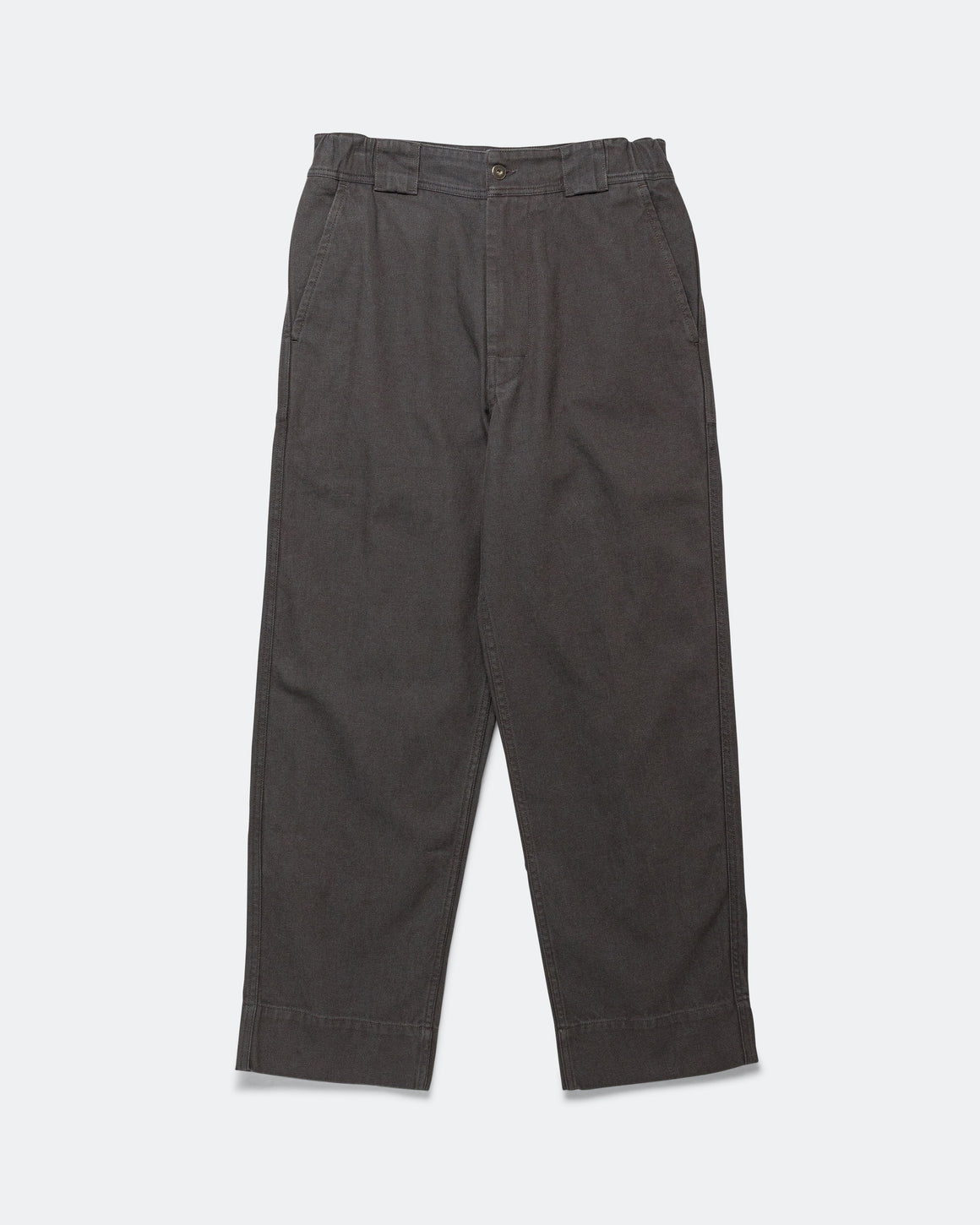 MHL. - Sports Trousers - Graphite Cotton Wool Drill - UP THERE