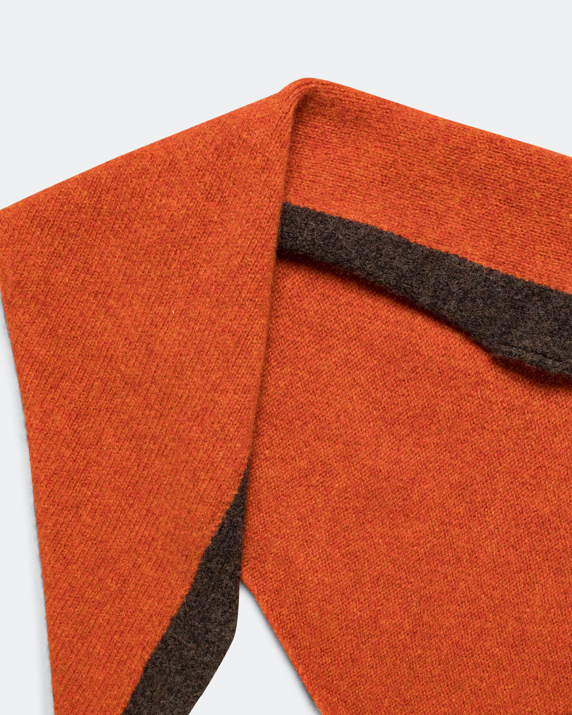 MHL. - Tipped Scout Scarf - Cocoa/Ember Lambswool - UP THERE
