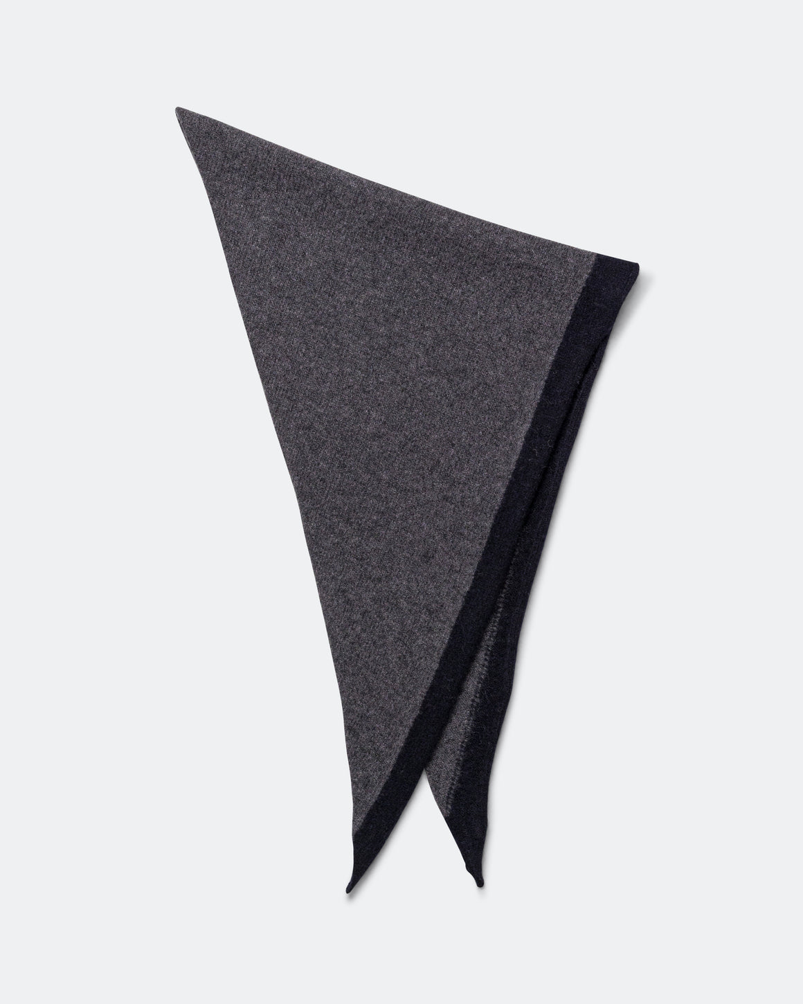 MHL. - Tipped Scout Scarf - Grey/Ink Lambswool - UP THERE