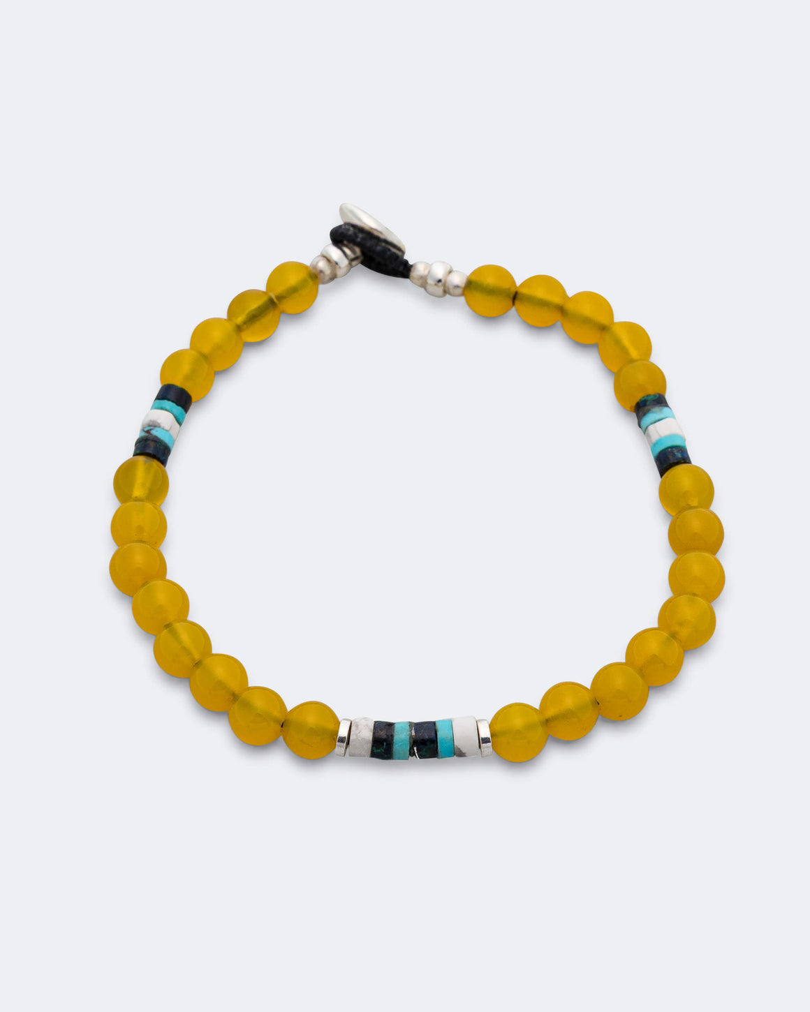 Mikia - 6mm Bracelet x UP THERE - Chalcedony/925 Silver - UP THERE