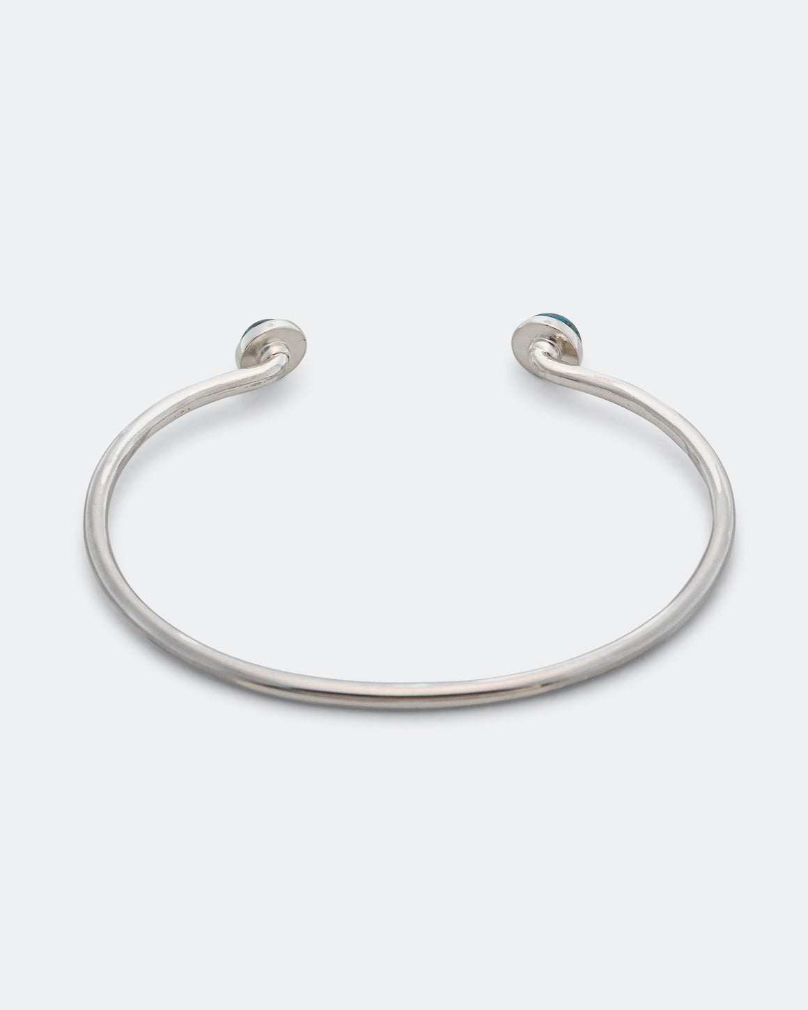 Mikia - Bangle Bracelet - 925 Silver/Chrysocolla - UP THERE