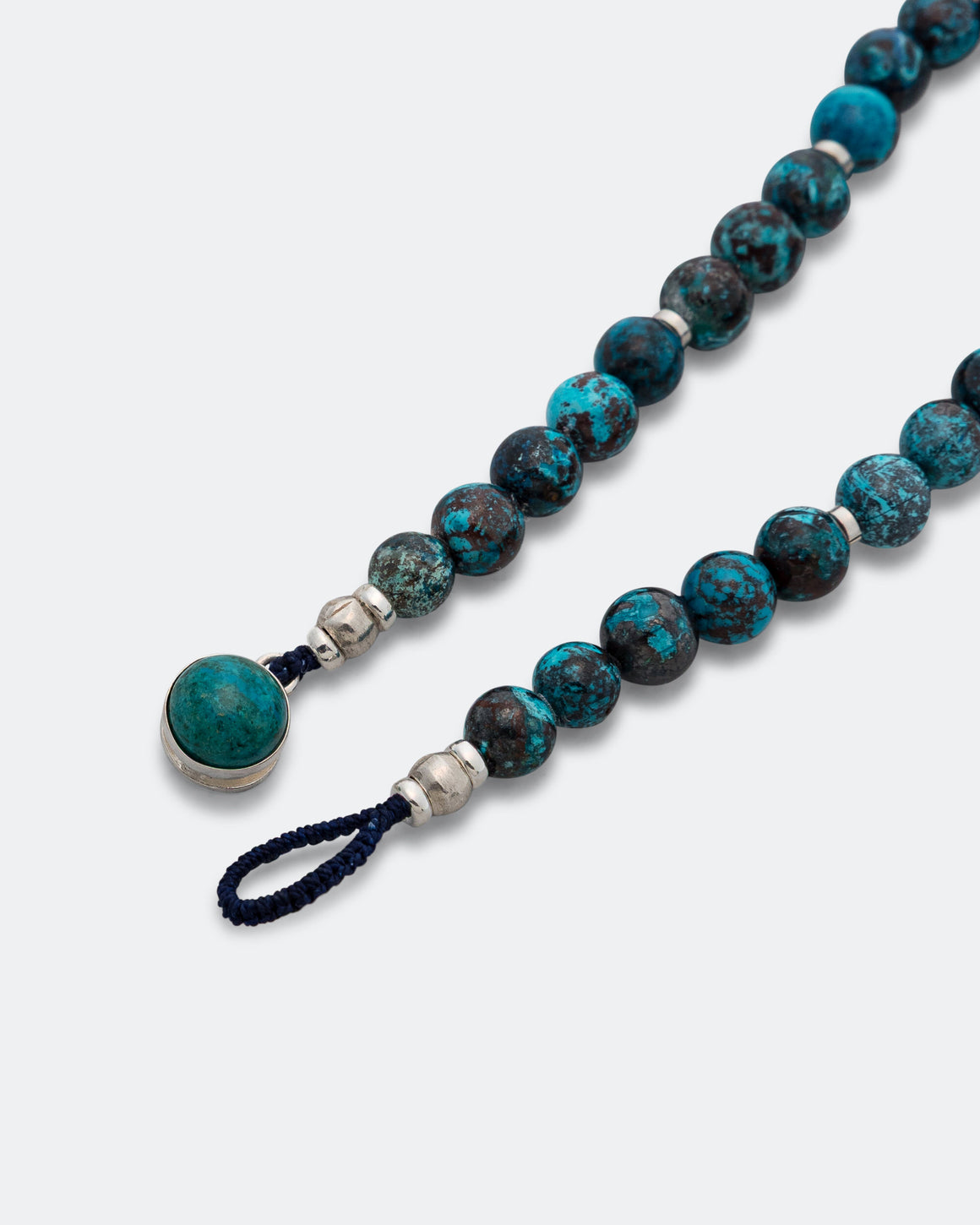 Mikia - Circle8 Bracelet - Chrysocolla/925 Silver - UP THERE