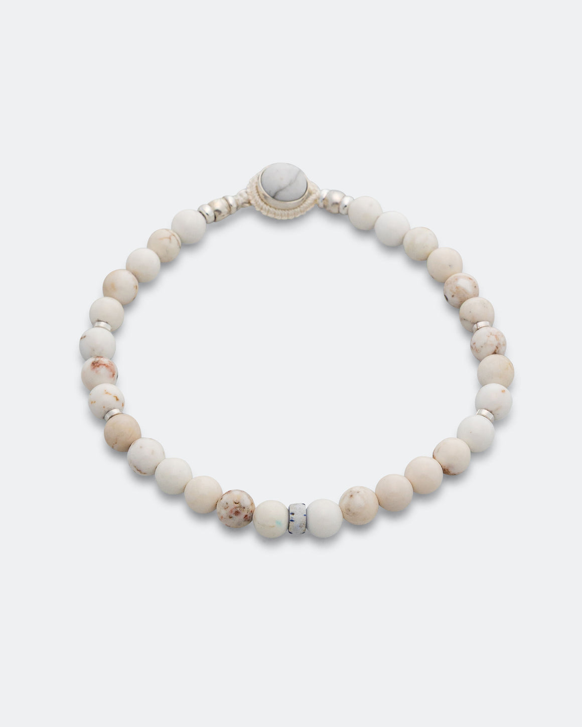 Mikia - Circle8 Bracelet - Magnesite/925 Silver - UP THERE
