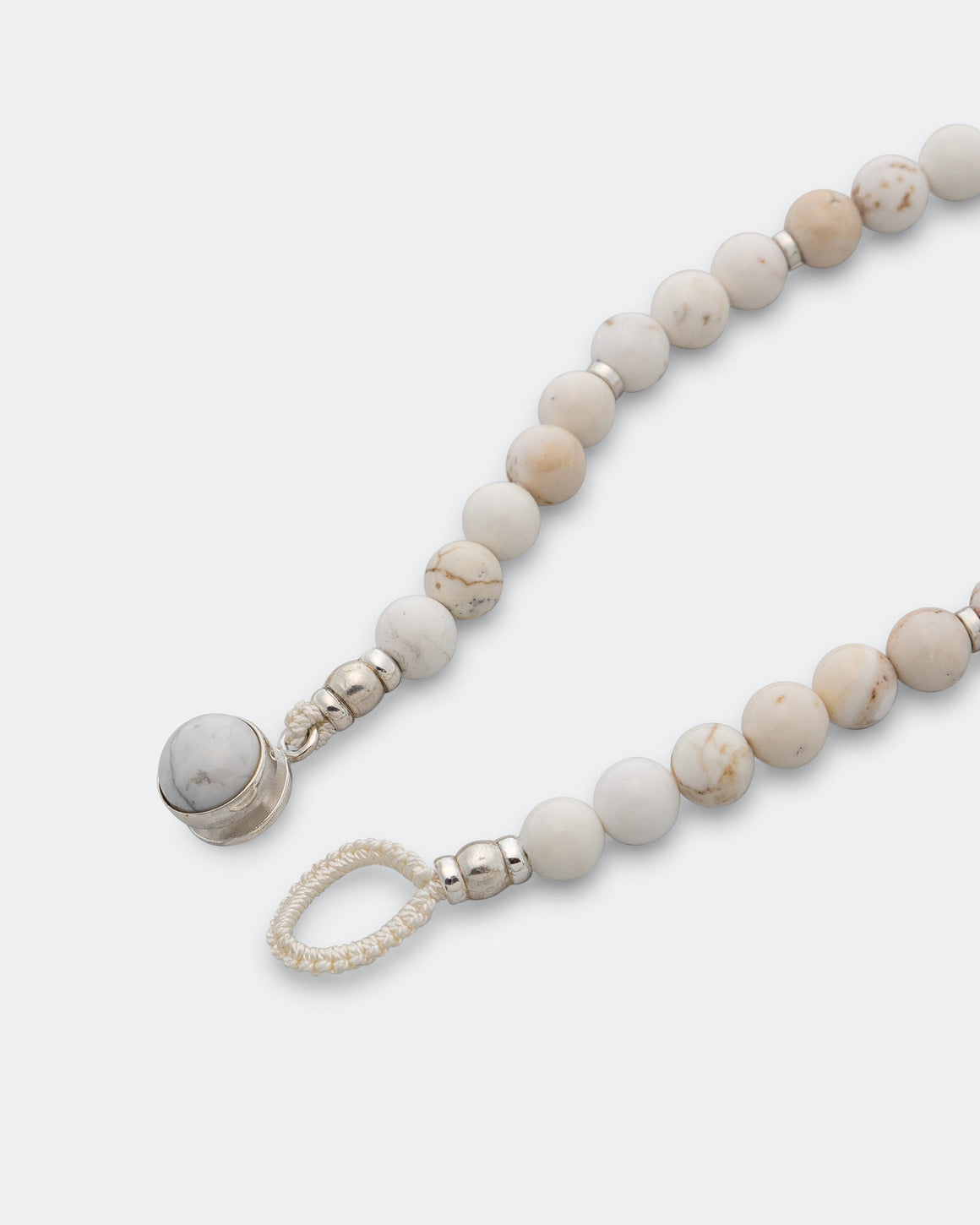 Mikia - Circle8 Bracelet - Magnesite/925 Silver - UP THERE