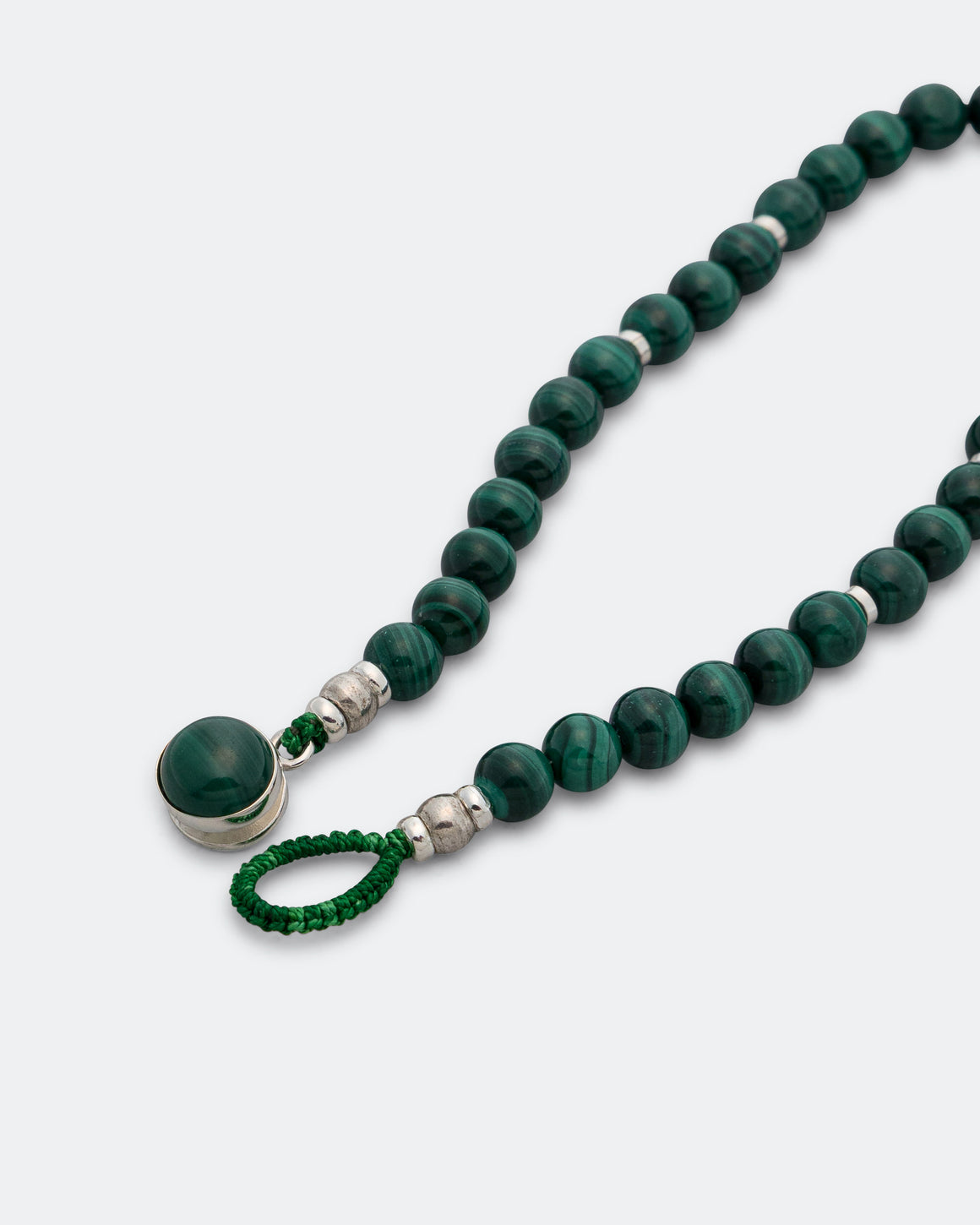 Mikia - Circle8 Bracelet - Malachite/925 Silver - UP THERE