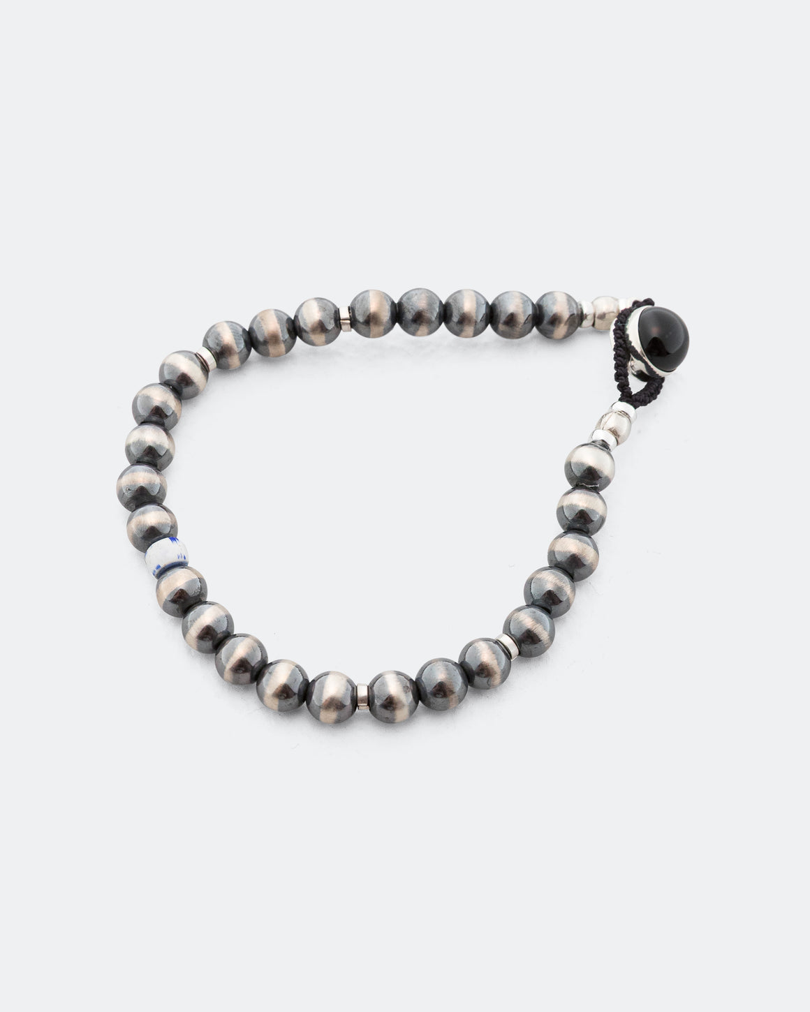 Mikia - 5mm Bracelet - Onyx/Desert Pearl - UP THERE
