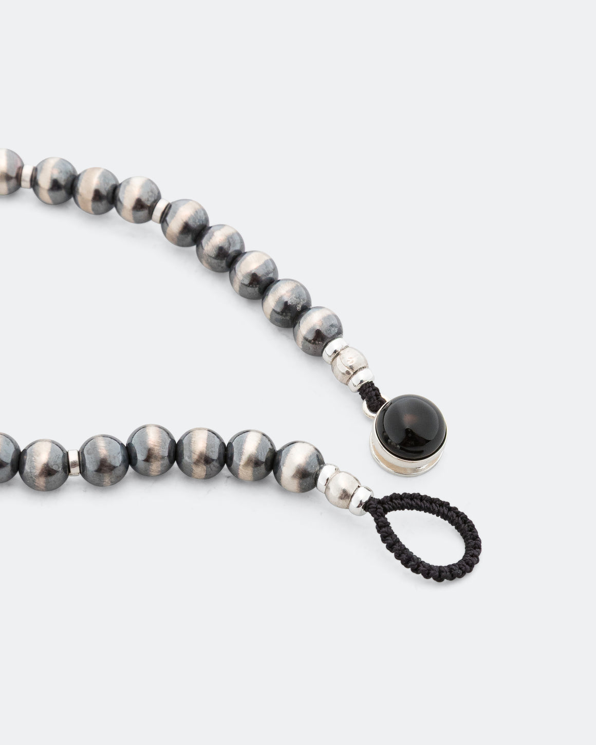 Mikia - 5mm Bracelet - Onyx/Desert Pearl - UP THERE
