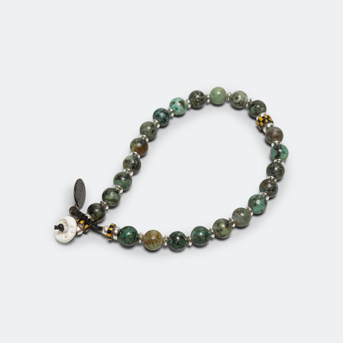 Mikia - 6mm Stone Bracelet - African Turqoise - UP THERE