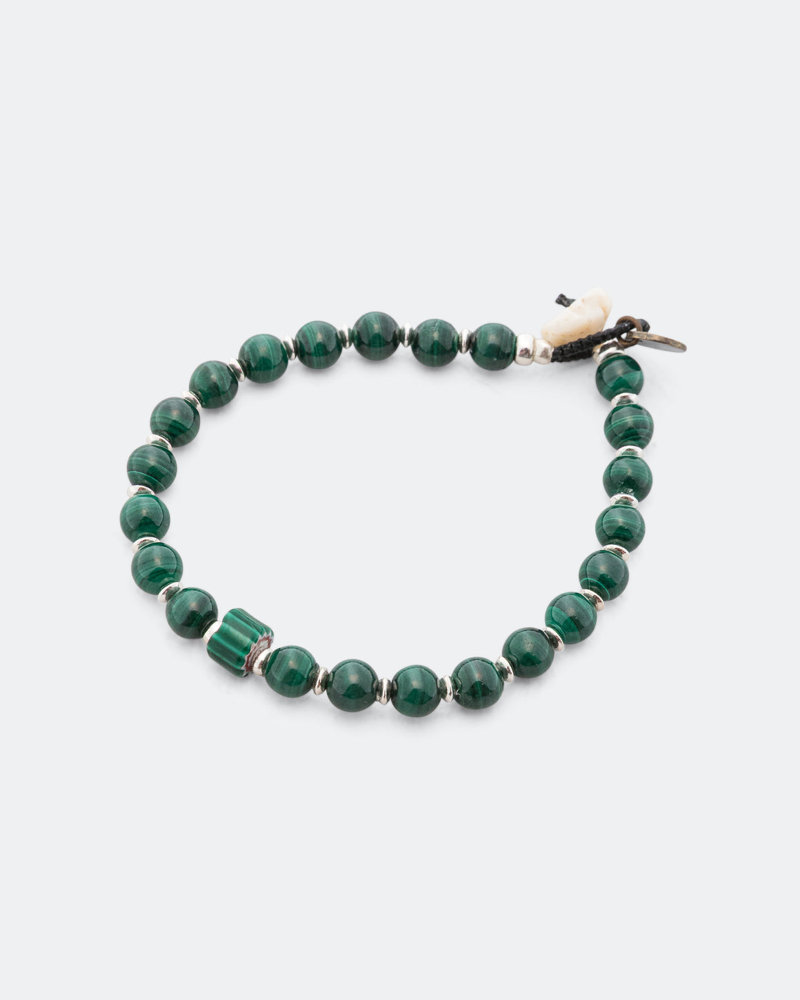 Mikia - 6mm Stone Bracelet - Malachite - UP THERE