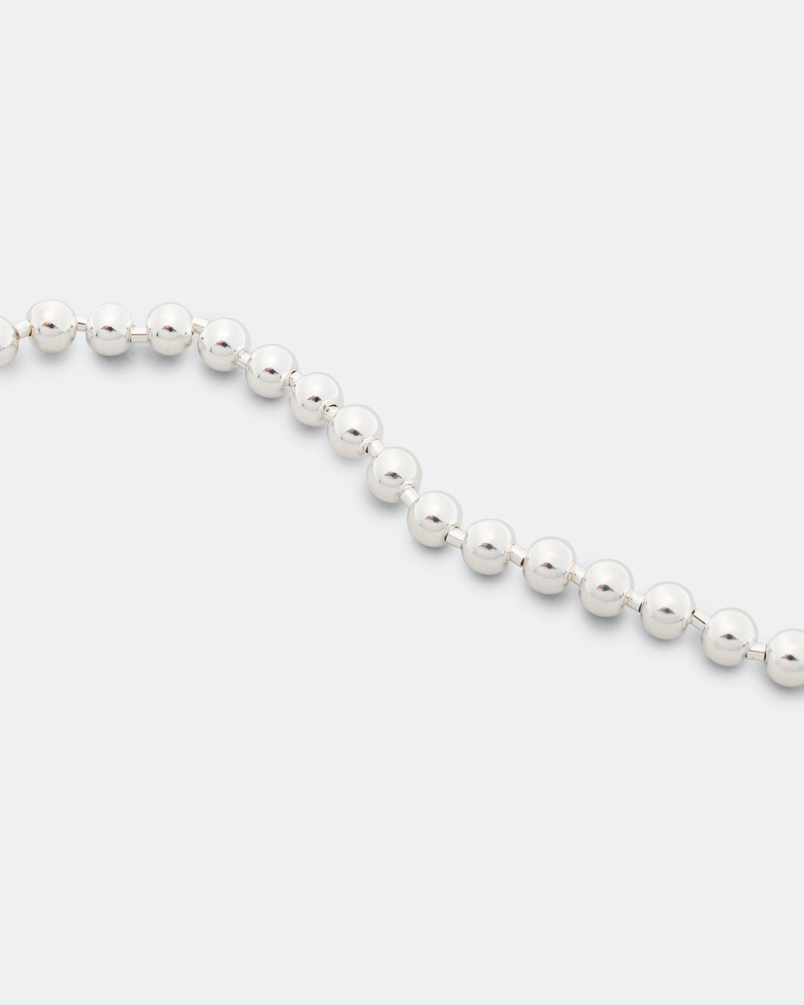 Mikia - Silver Ball 6mm Bracelet - 925 Silver - UP THERE