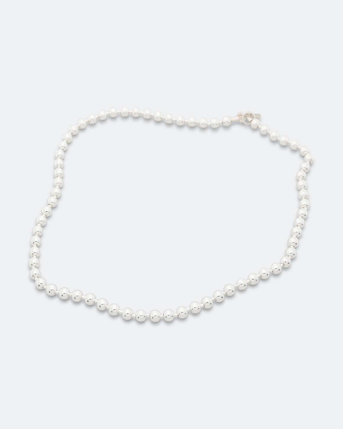 Mikia - Silver Ball 6mm Necklace - 925 Silver - UP THERE
