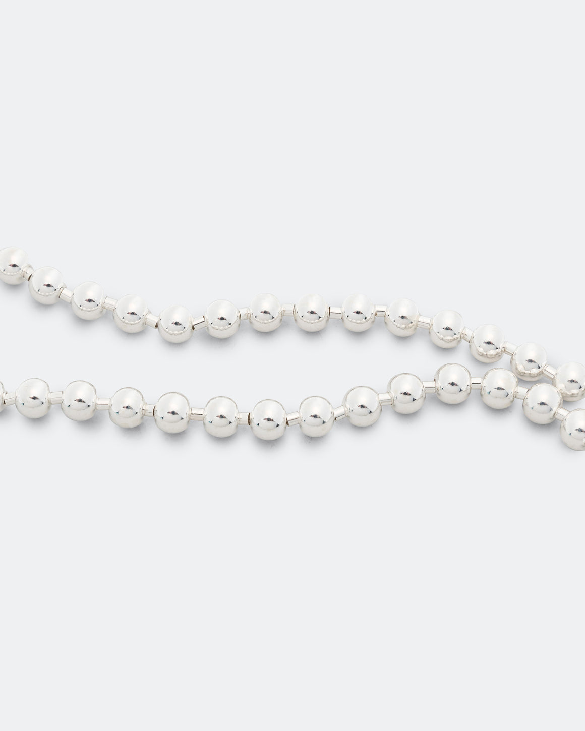 Mikia - Silver Ball 6mm Necklace - 925 Silver - UP THERE