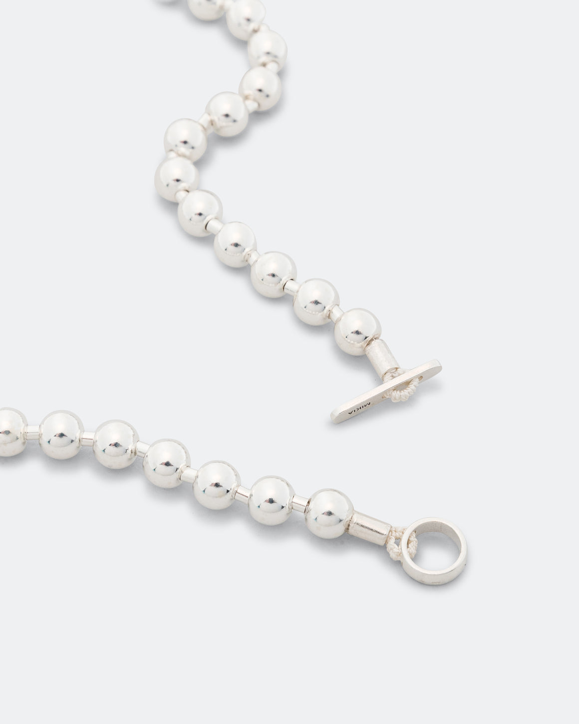 Mikia - Silver Ball 6mm Necklace - 925 Silver - UP THERE