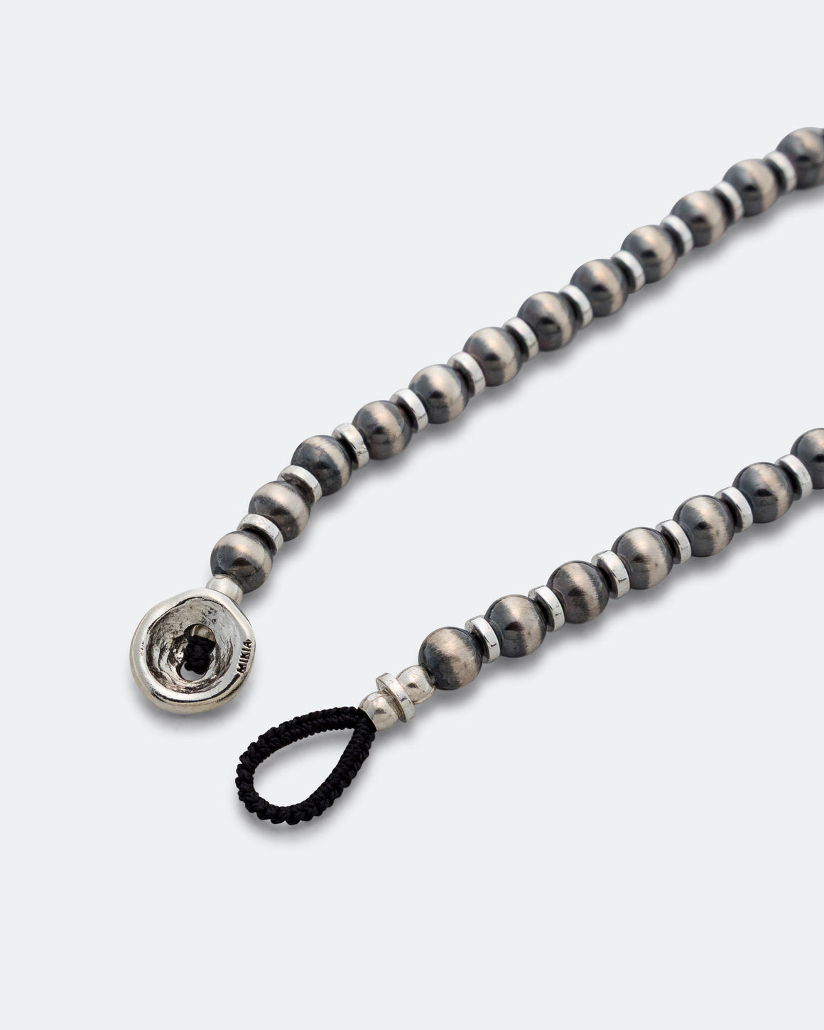 Mikia - Navajo Pearl 5mm Bracelet - 925 Silver - UP THERE