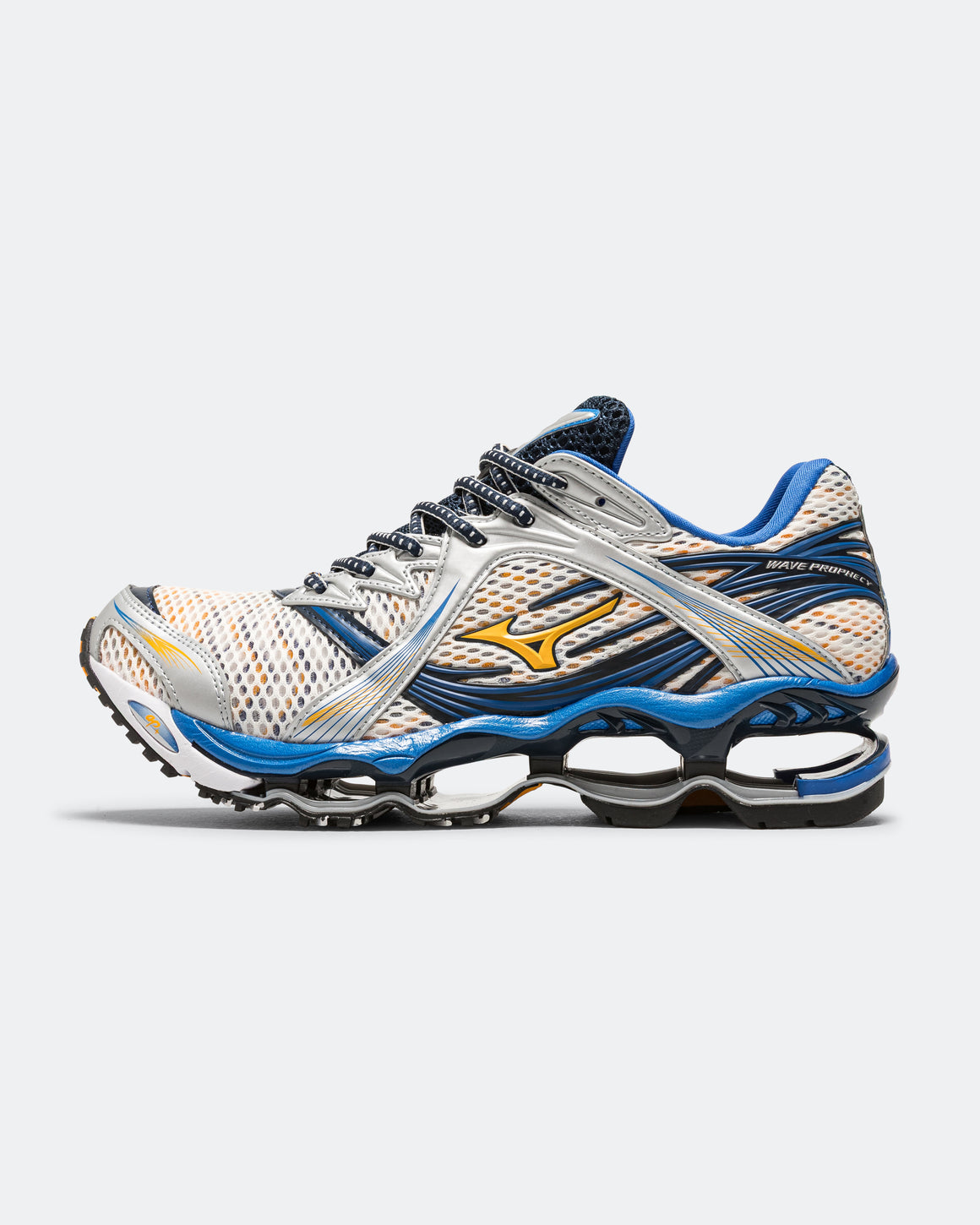 Mizuno - Wave Prophecy 1 - Artisan's Gold/Zinnia-Strong Blue - UP THERE