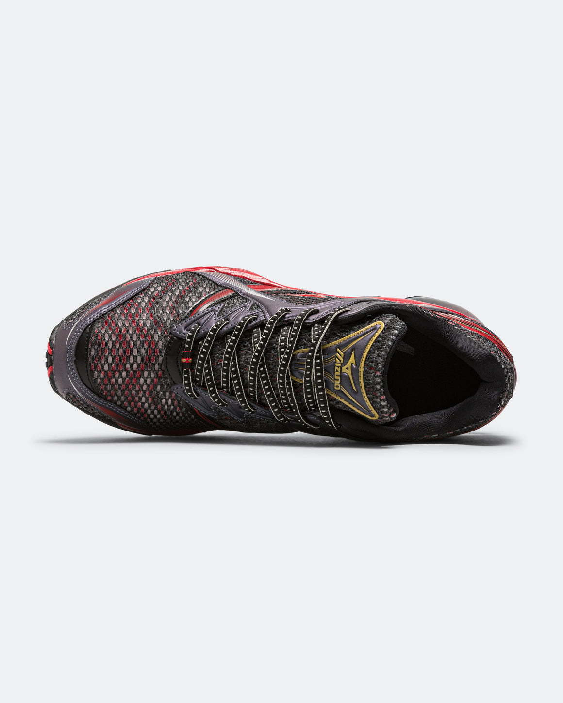 Mizuno - Wave Prophecy 1 - Harbor Mist/Chinese Red-Black - UP THERE