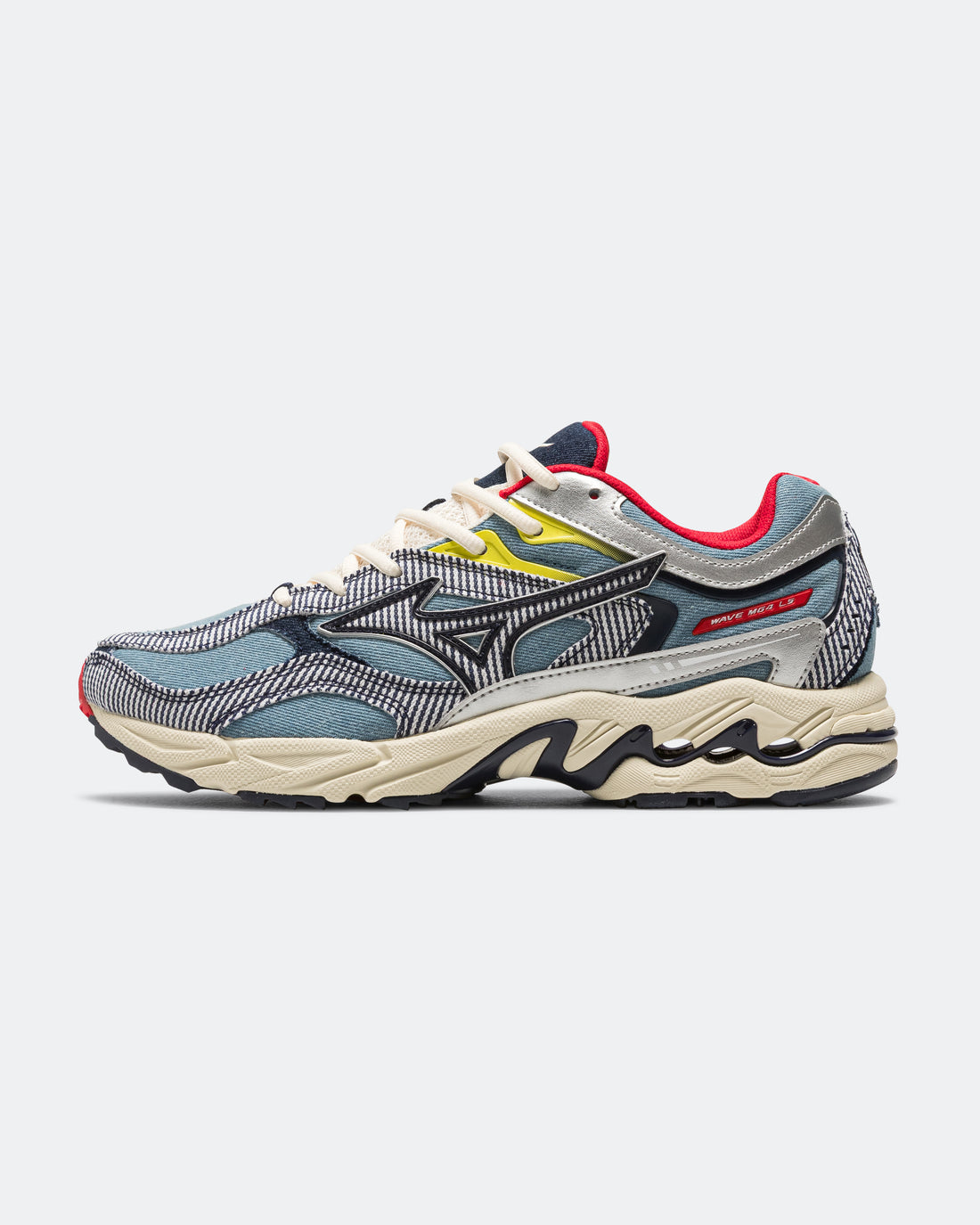 Mizuno - Wave MG4 LS x Sean Wotherspoon - Light Blue/ Off-White-Red - UP THERE