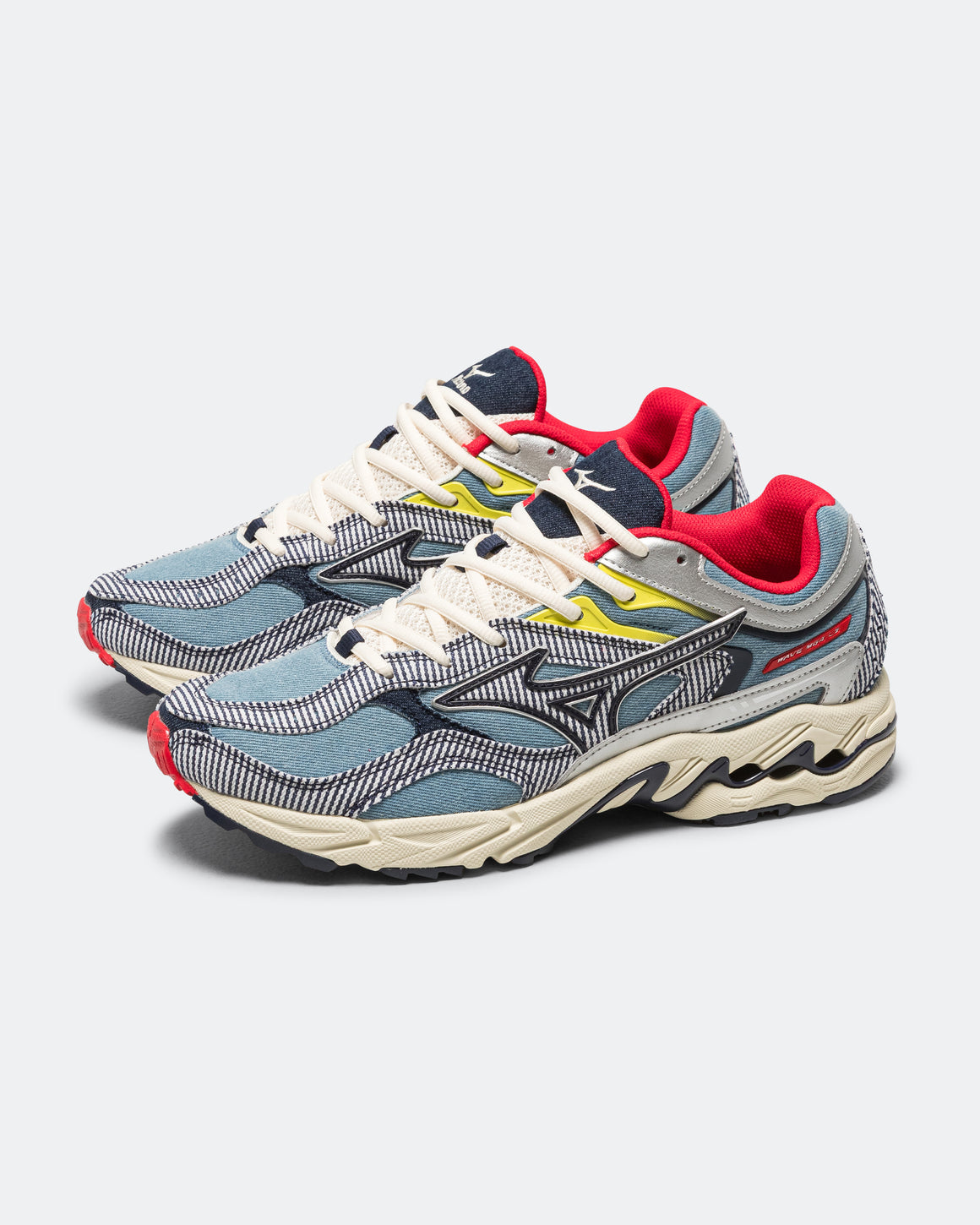 Mizuno - Wave MG4 LS x Sean Wotherspoon - Light Blue/ Off-White-Red - UP THERE