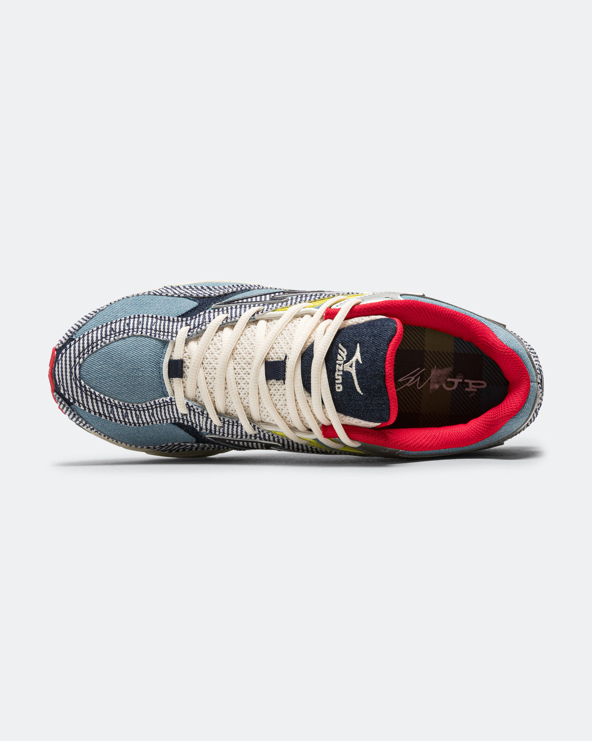 Mizuno - Wave MG4 LS x Sean Wotherspoon - Light Blue/ Off-White-Red - UP THERE