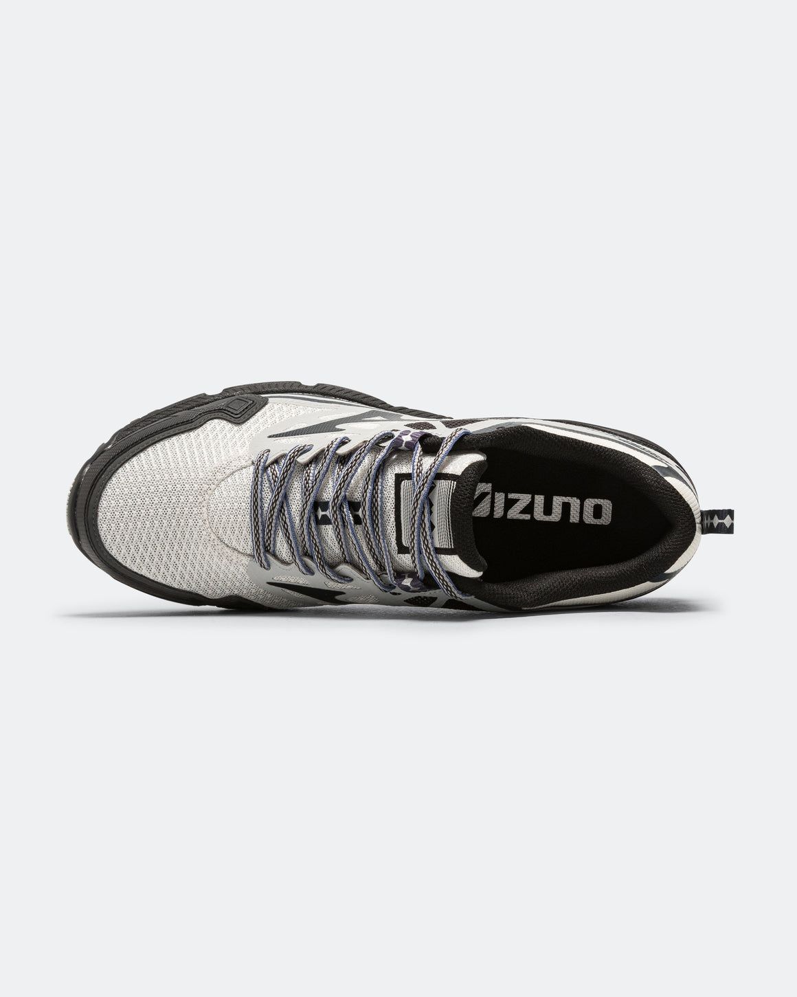 Mizuno - Wave Daichi LS - Snow White/Carbon-Black - UP THERE