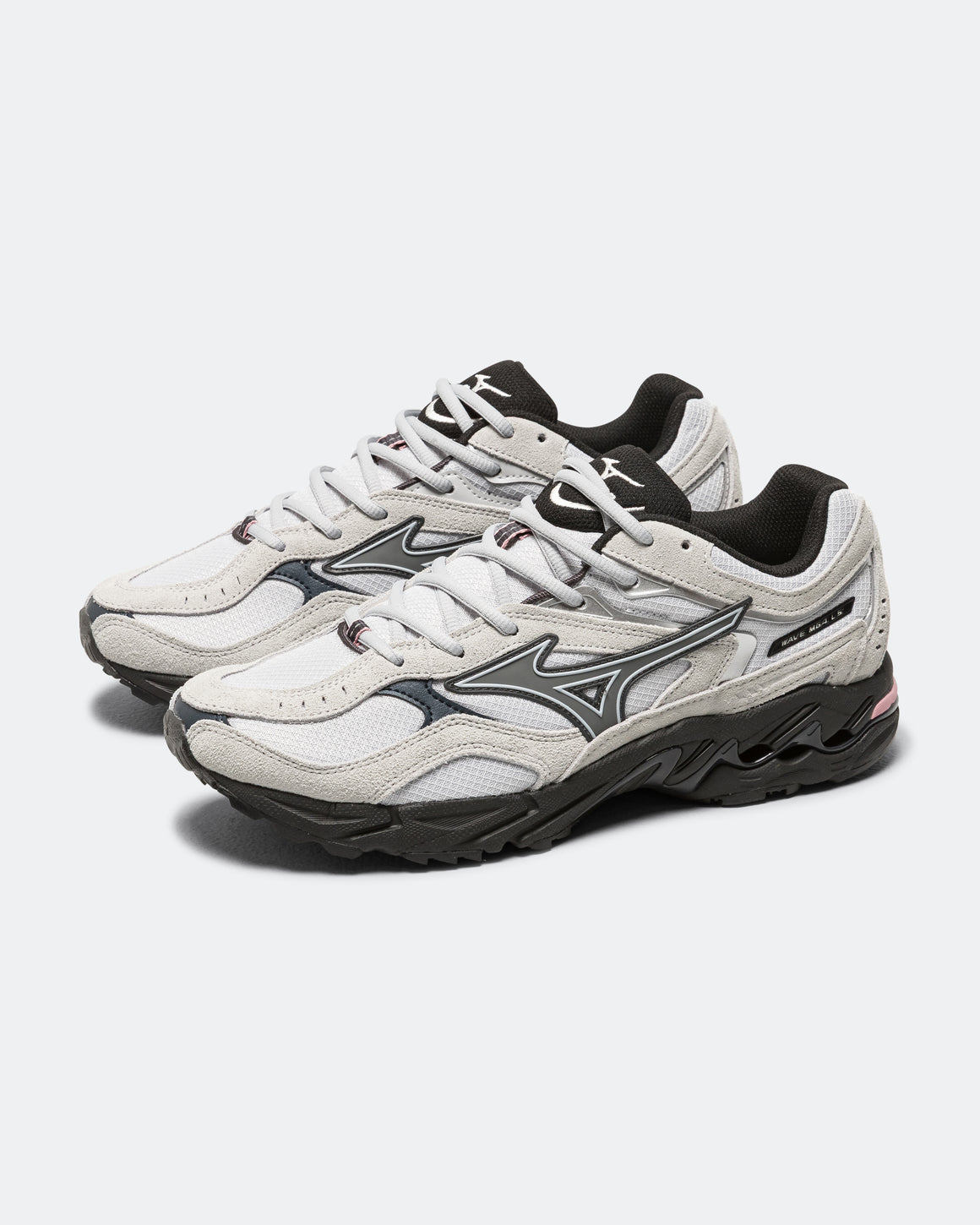 Mizuno - Wave Mustang LS Suede - Cloudscape/Quiet Shade-Zephyr - UP THERE