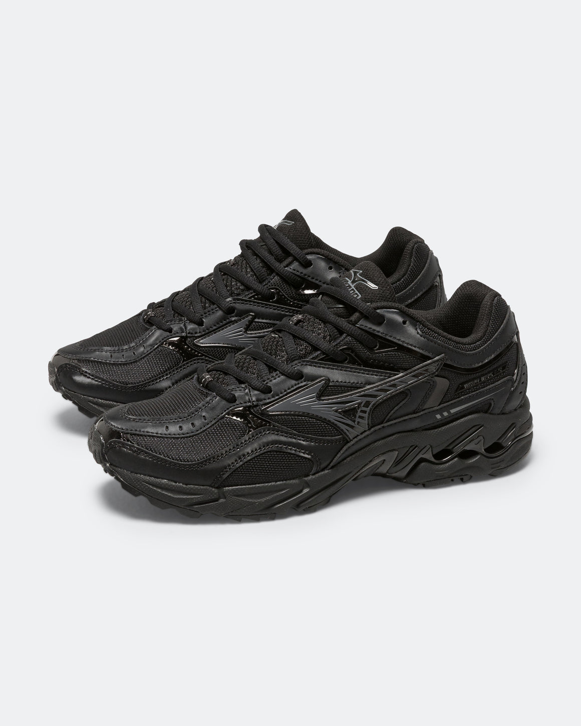 Mizuno - Wave Mustang LS Tech - Black/Iron Gate/Metallic Gray - UP THERE