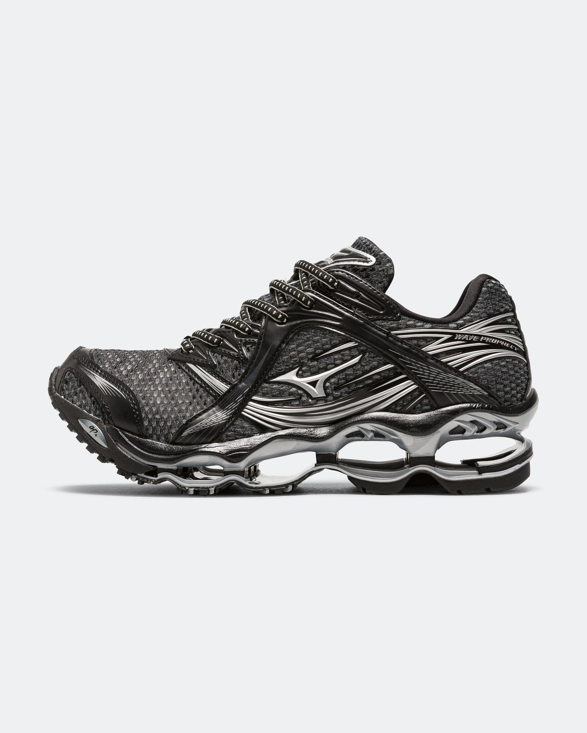 Mizuno - Wave Prophecy 1 - Iron Gate/Silver-Black - UP THERE