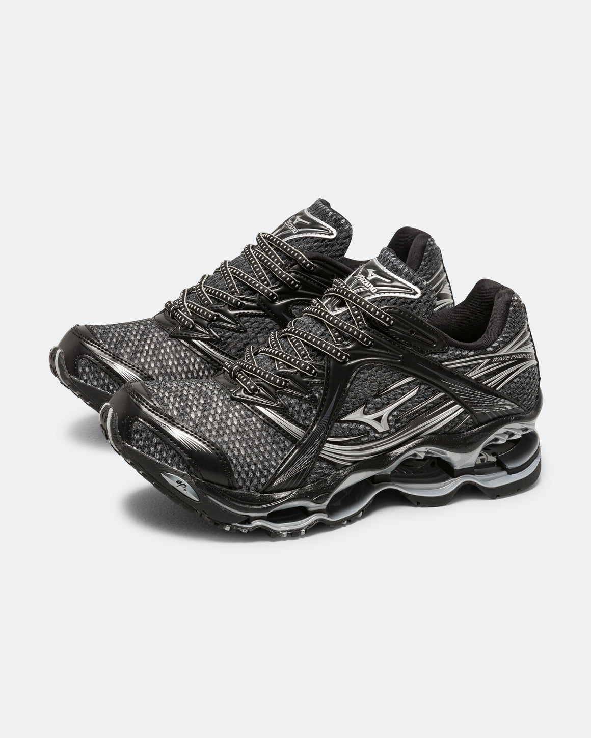 Mizuno - Wave Prophecy 1 - Iron Gate/Silver-Black - UP THERE