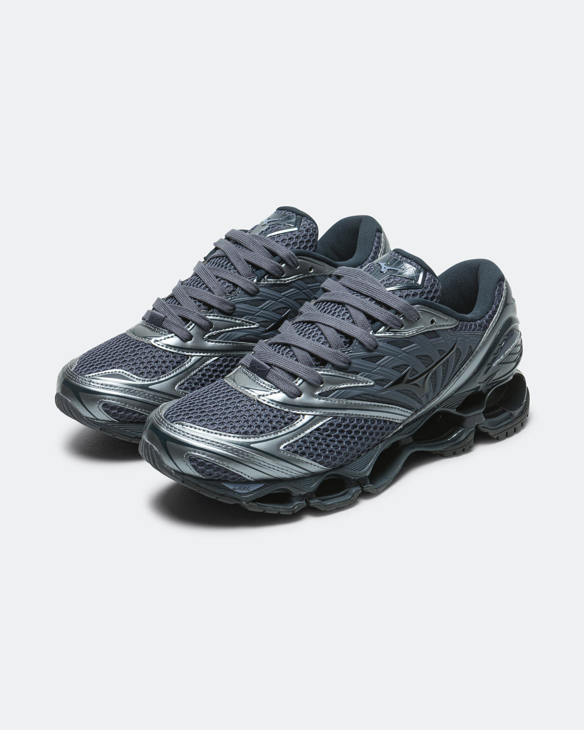 Mizuno - Wave Prophecy LS - Odyssey Grey/Black-Metallic Grey - UP THERE
