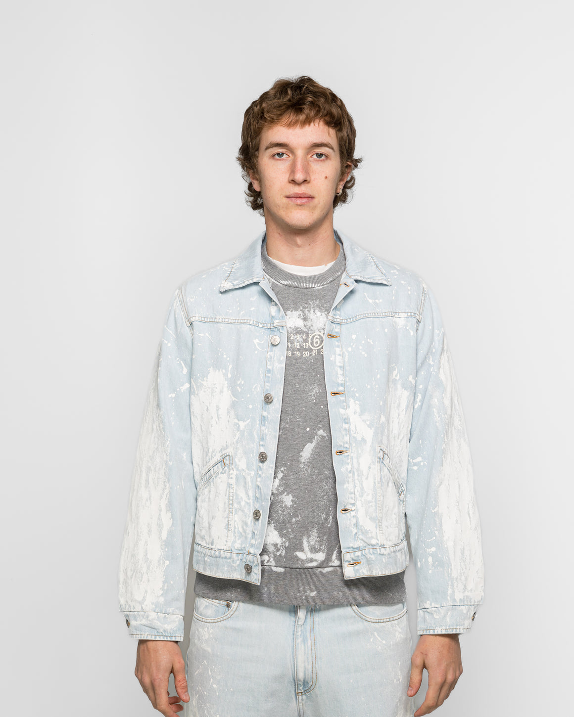 MM6 - 11oz Denim Jacket - Light Blue - UP THERE