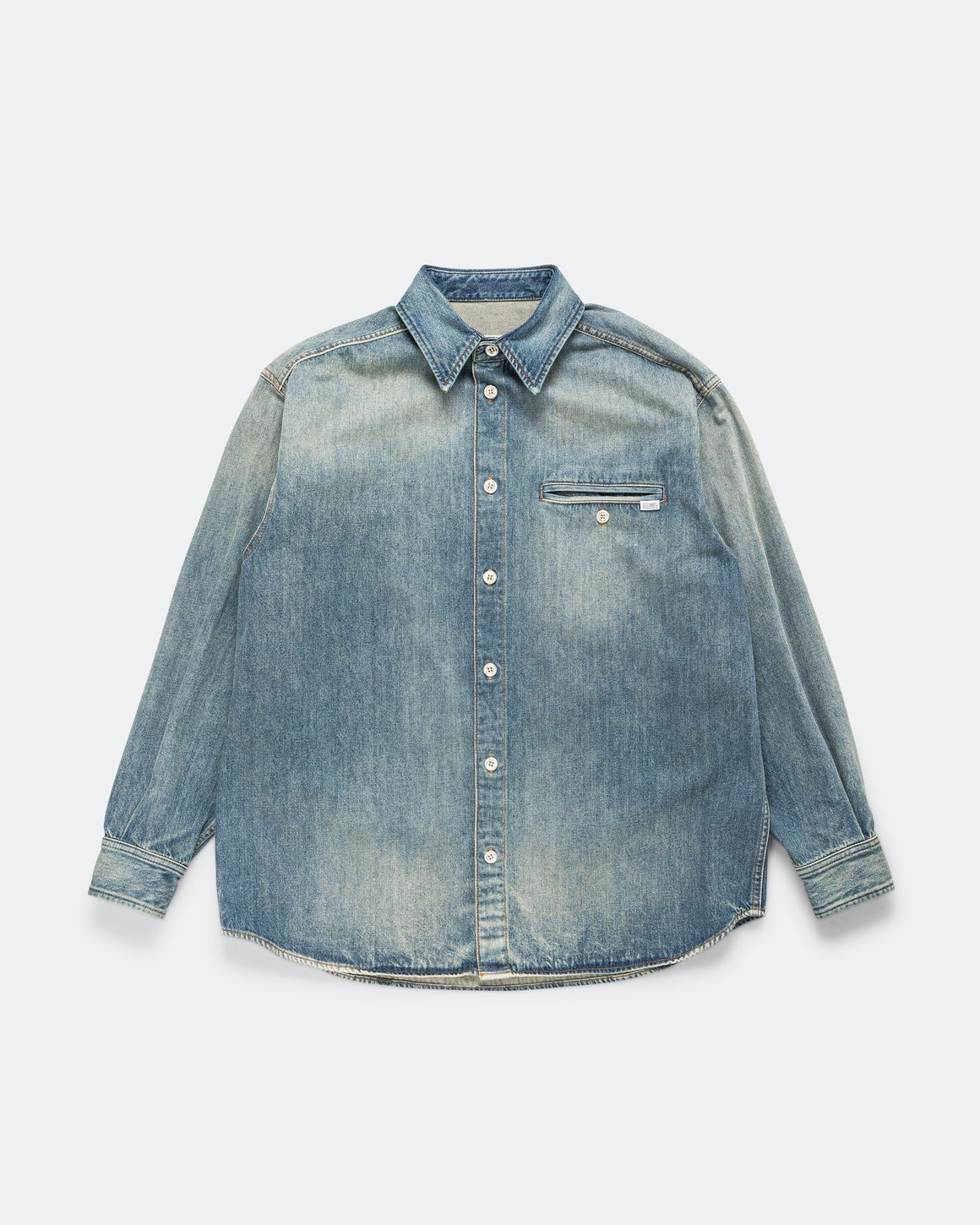 MM6 - 11oz Denim Shirt - Blue - UP THERE