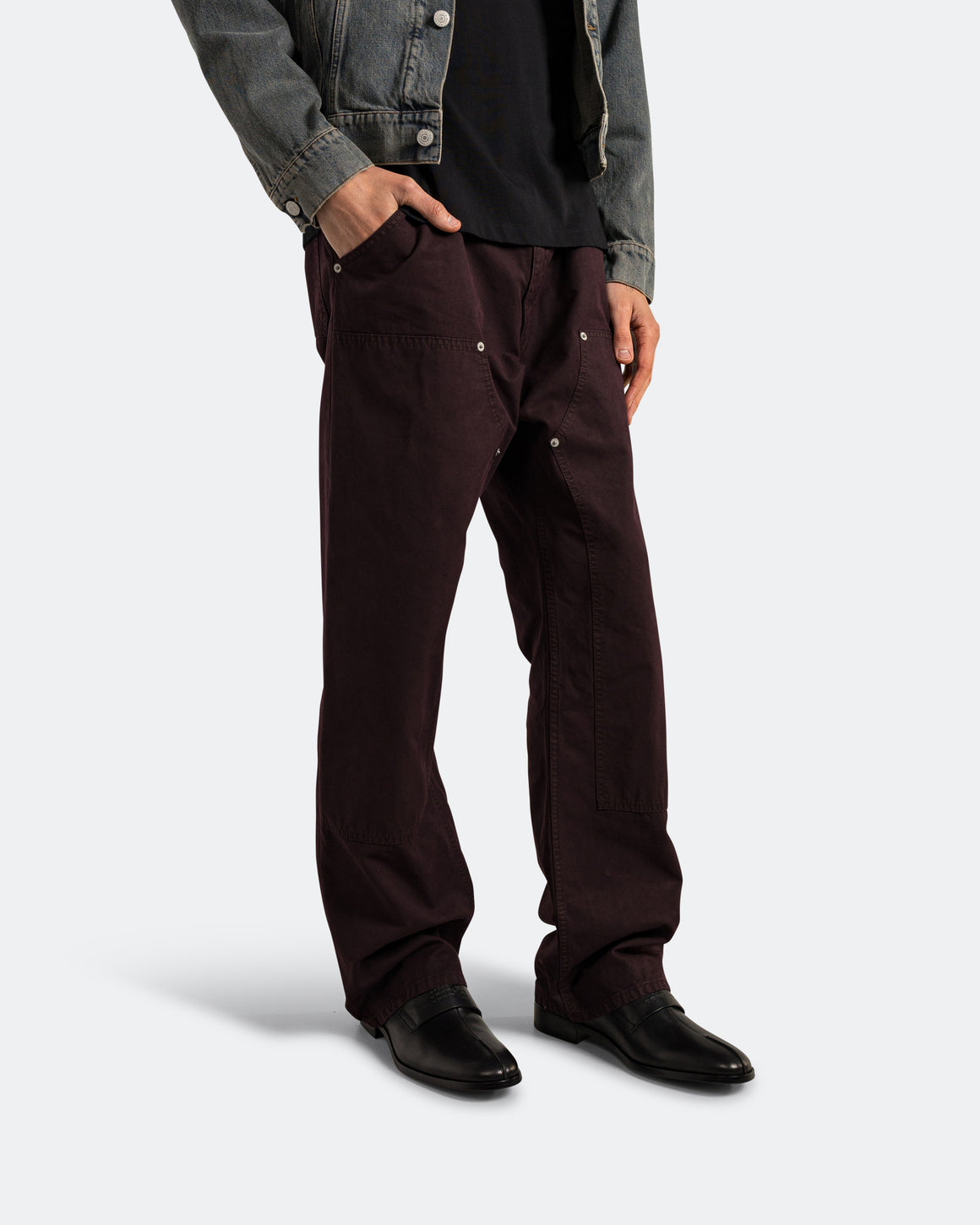 MM6 - 5 Pocket Carpenter Pants - Brown - UP THERE